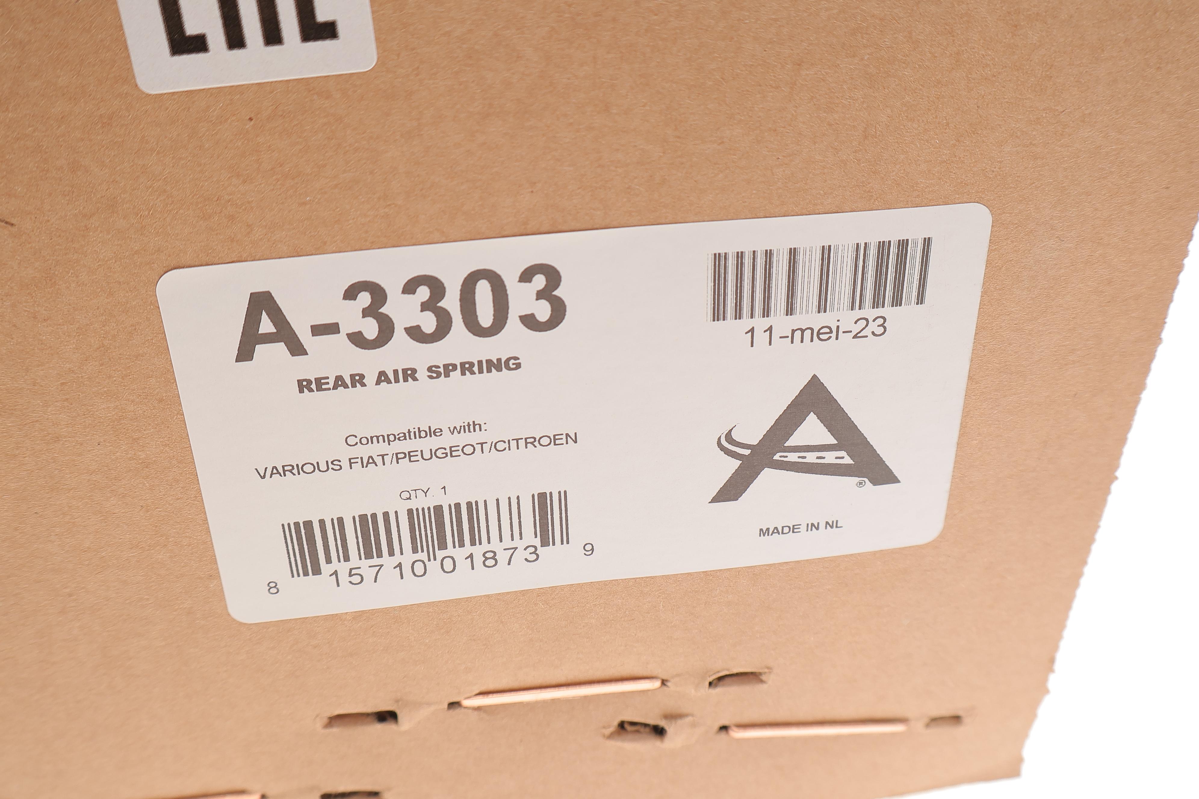 Подушка пневмопідвіски (ззаду) Fita Scudo/Peugeot Expert 07-