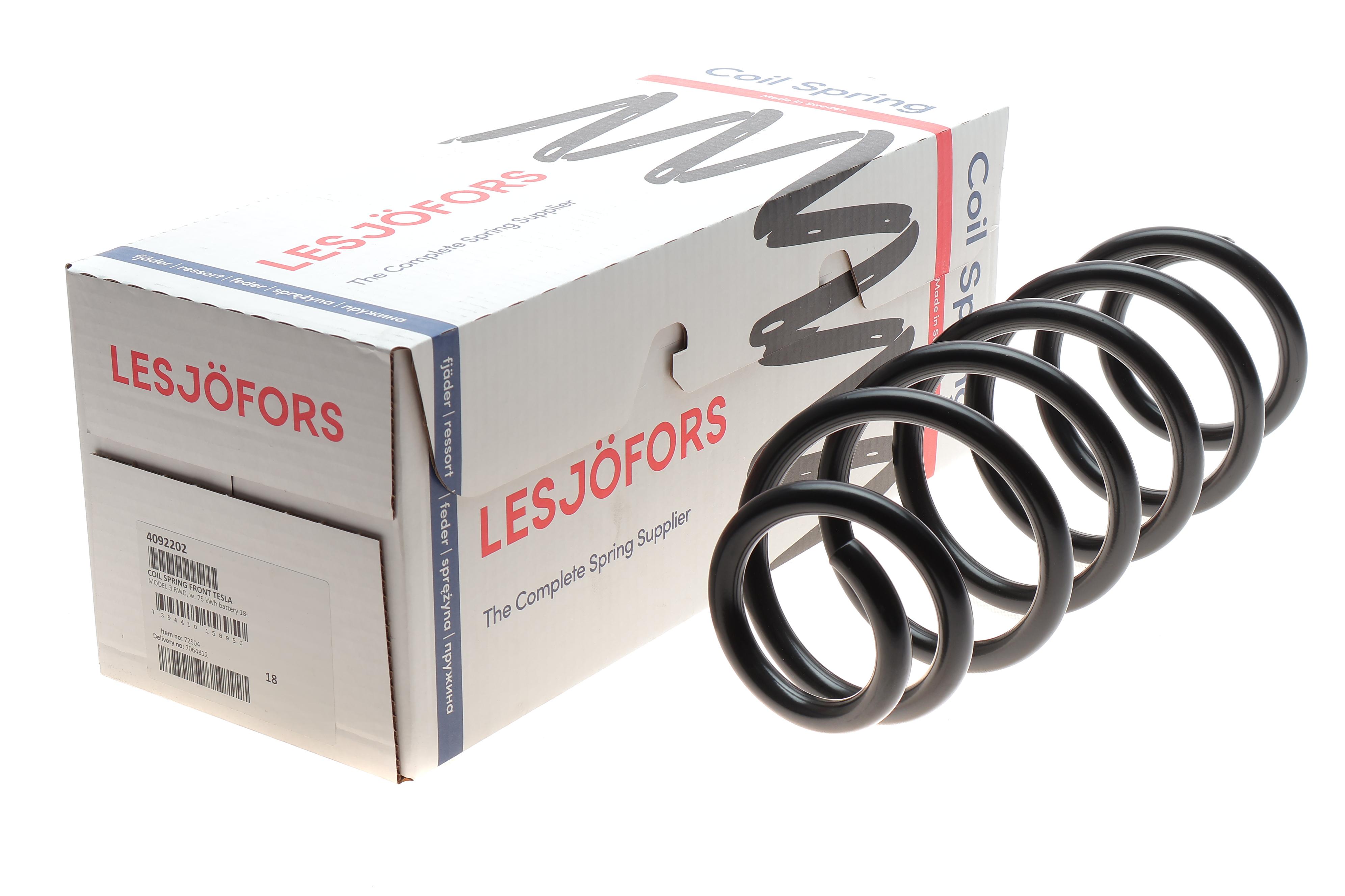 Пружина (передня) Tesla Model 3 EV  75кВт  RWD 17- (седан)  (код осн.Е3)