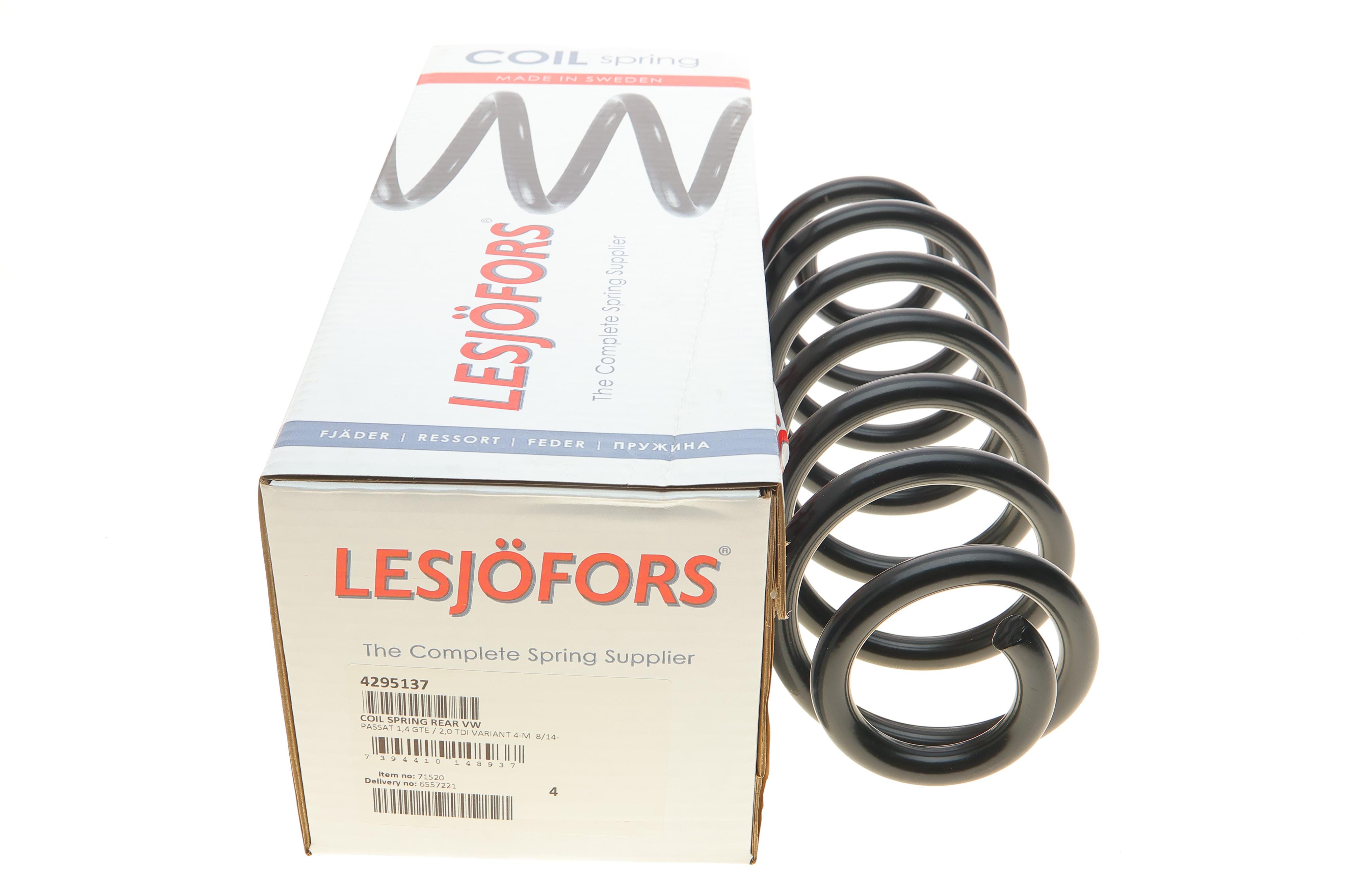 Пружина (задня) VW Passat B8 1.4GTE Hybrid/2.0TDI 14- (седан/унiв.) (з станд.ход.ч.)