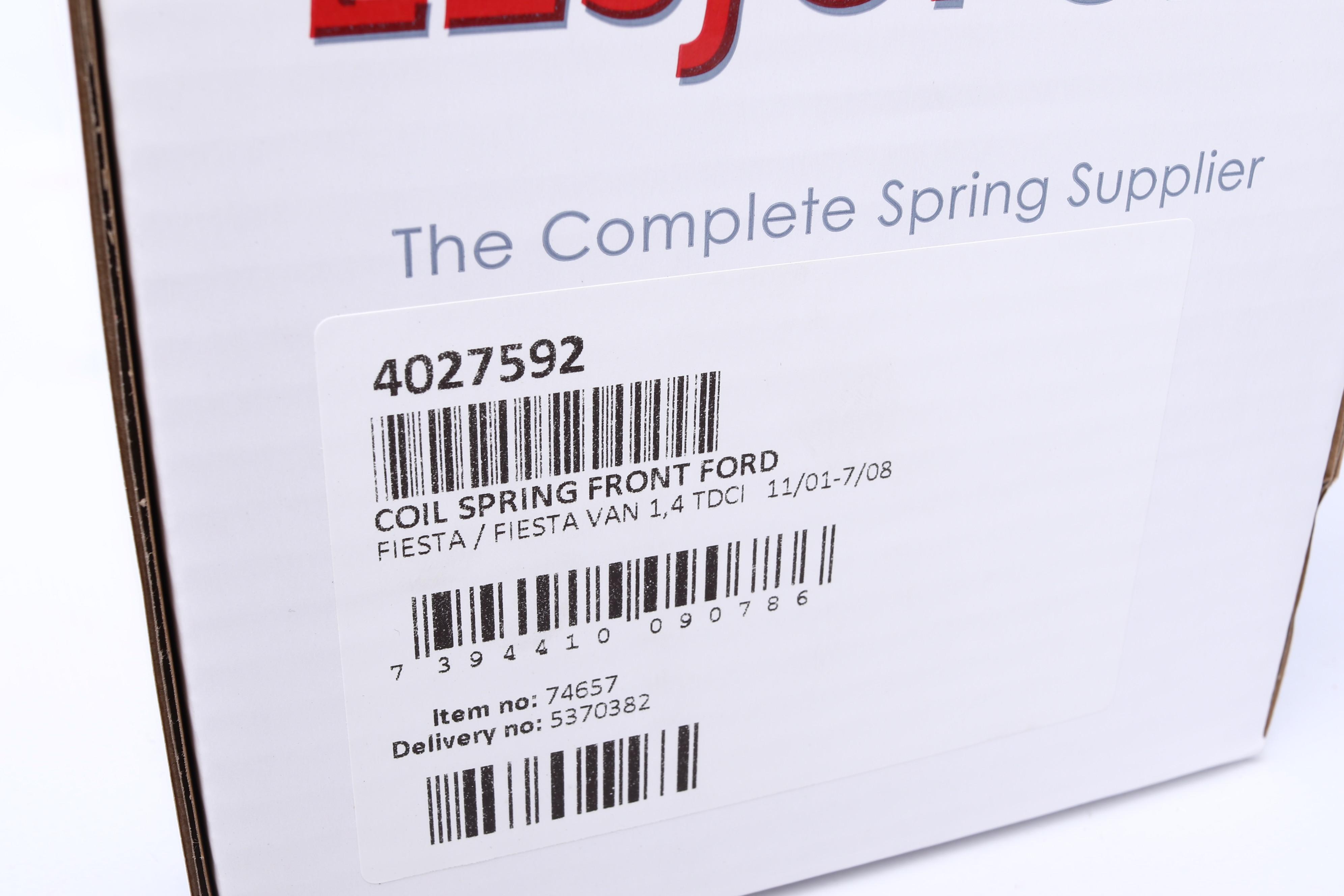 Пружина (передня) Ford Fiesta V 1.4TDCI 01-08 (нах.зад.частина)