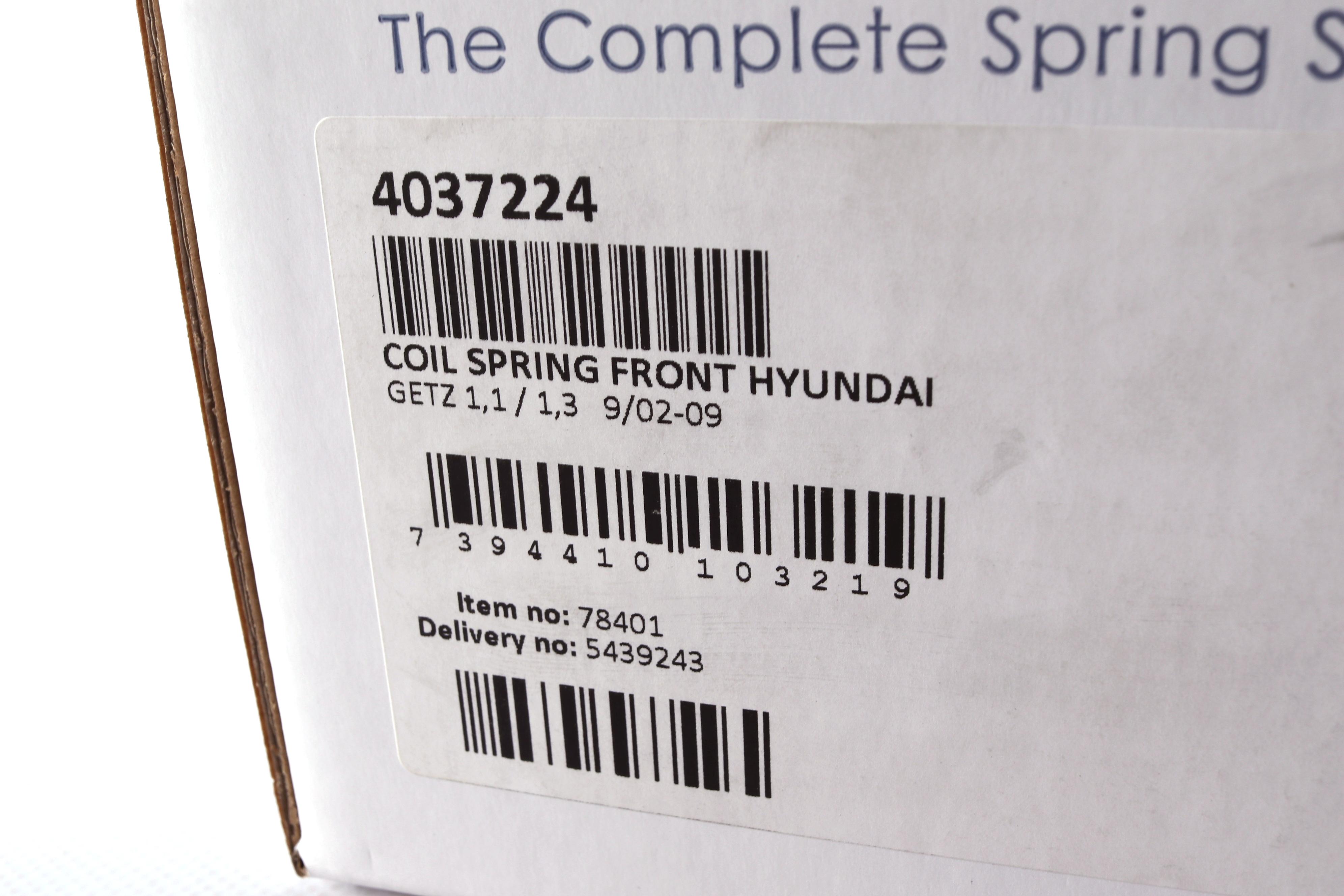 Пружина (передня) Hyundai Getz 1.1/1.3/1.3i 02-09 (нах.зад.частина)