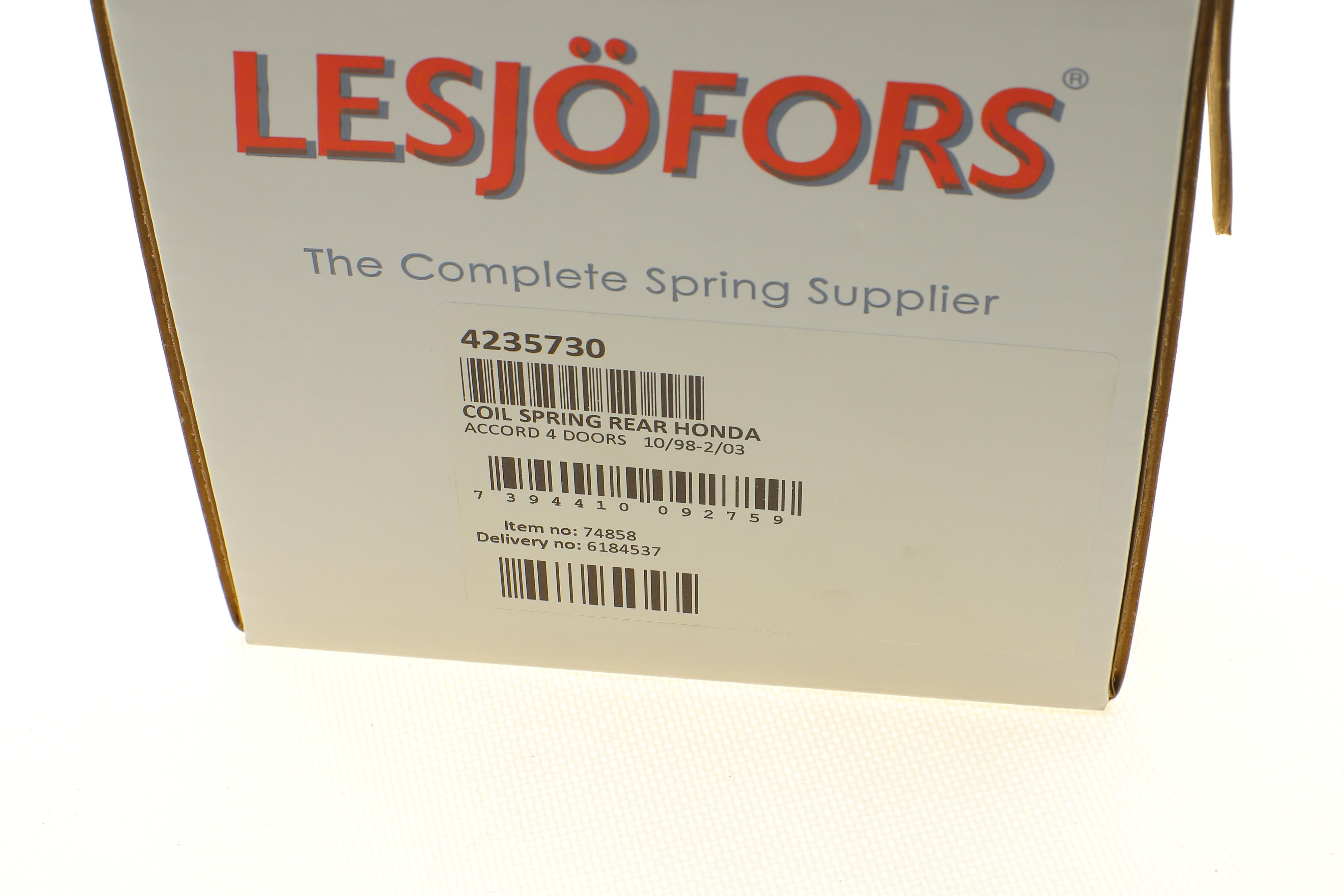 Пружина (задня) Honda Accord VI 1.8i/2.0i/2.3 97-03 (седан) (4 дверей)