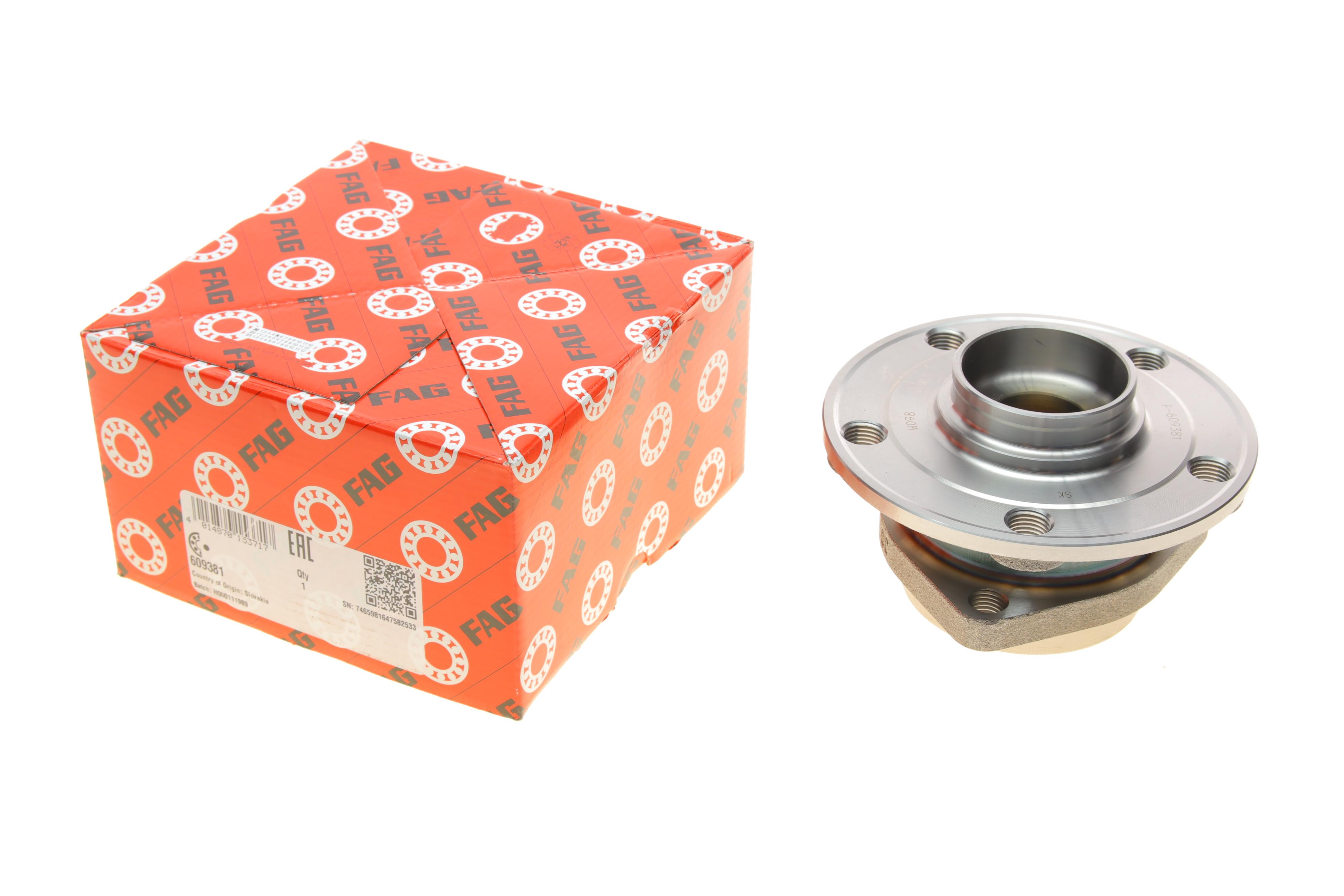 Підшипник маточини (передньої) VW Caddy III 03-15/Golf V/VI 03-14 (3 болти)