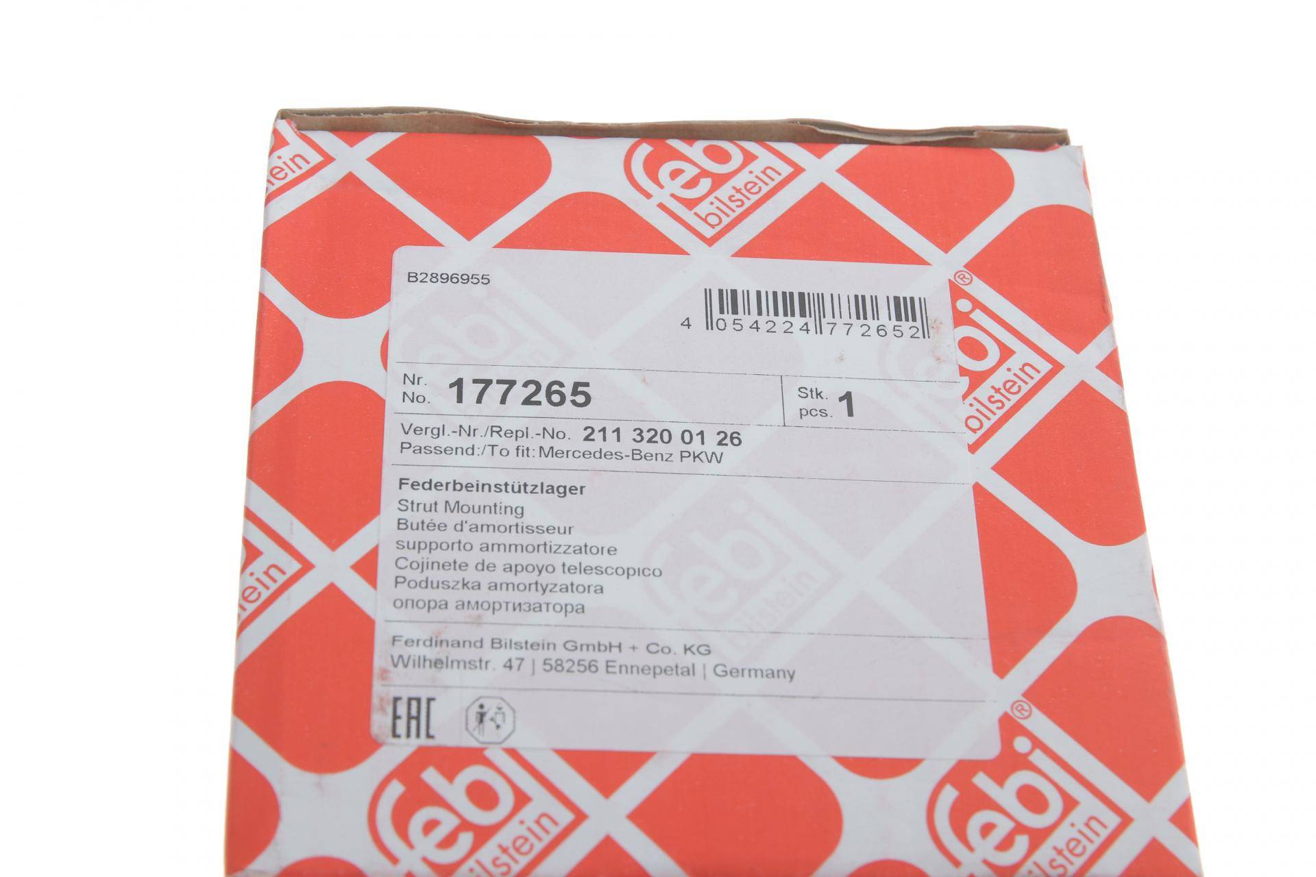 Подушка амортизатора (переднього) MB E-class (W211) 02-11