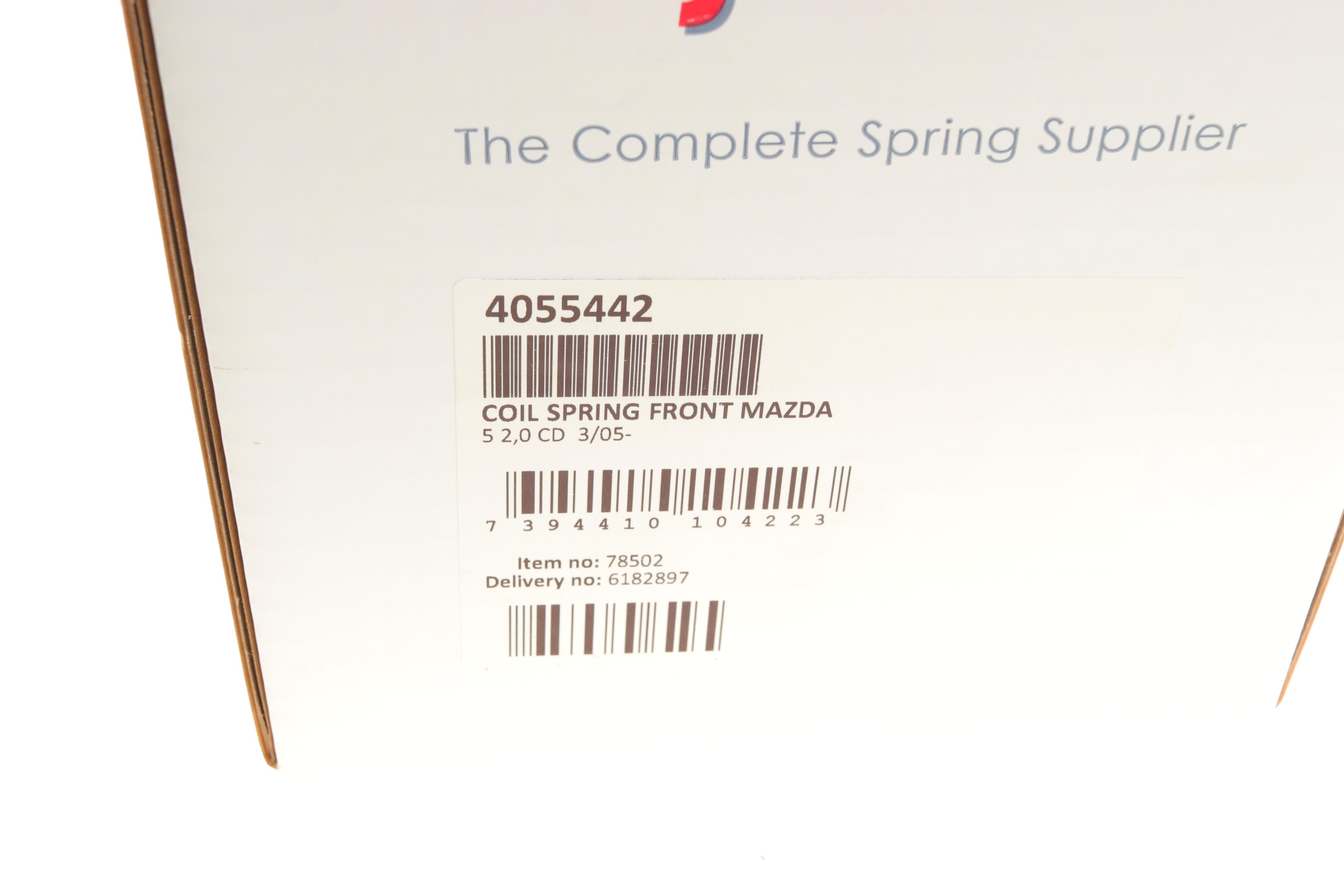 Пружина (передня) Mazda 5 2.0CD 05-10 (вен)