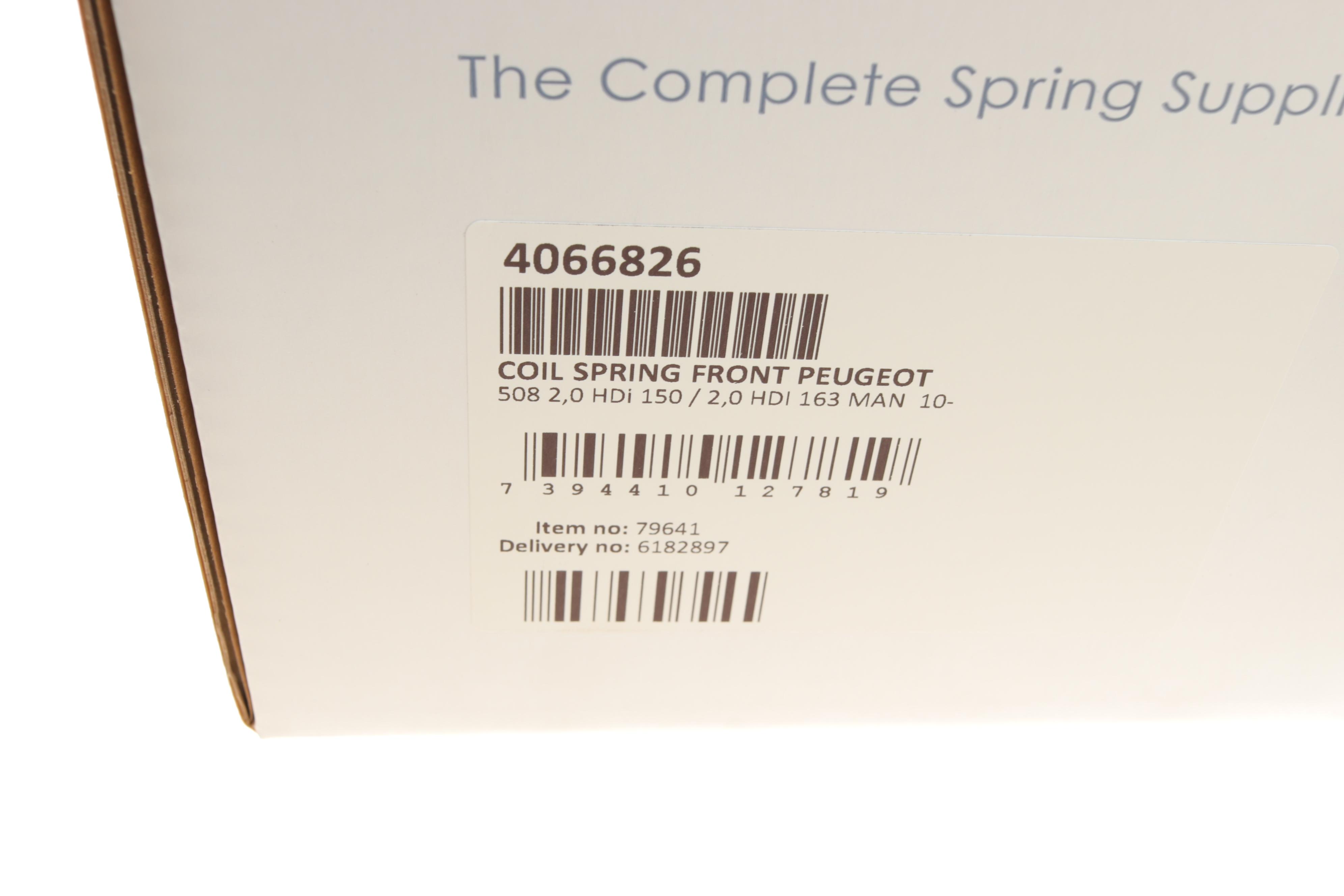 Пружина (передня) Peugeot 508 2.0HDi МКПП 10-18/BlueHDi 14-18 (универсал/седан)