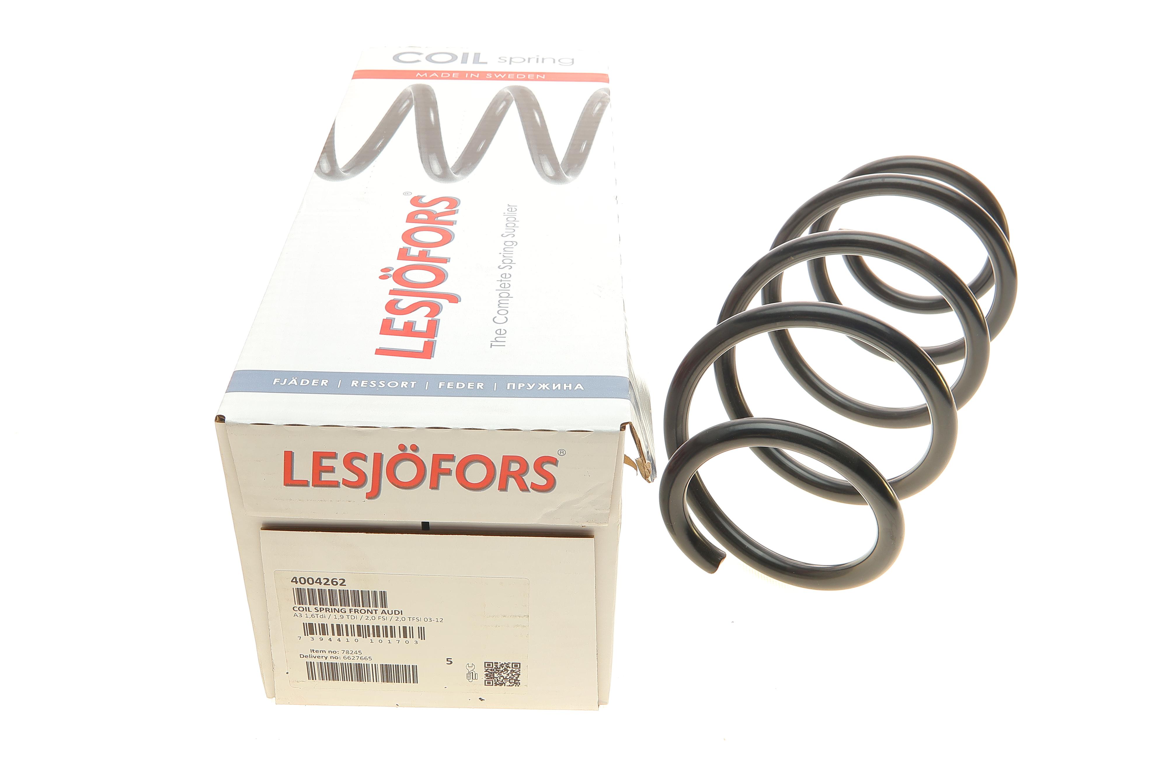 Пружина (передня) Audi A3 1.6TDI/1.9TDI/1.8-2.0TFSI/2.0FSI 03-13 (хетчбек) (без спорт.ход.ч)