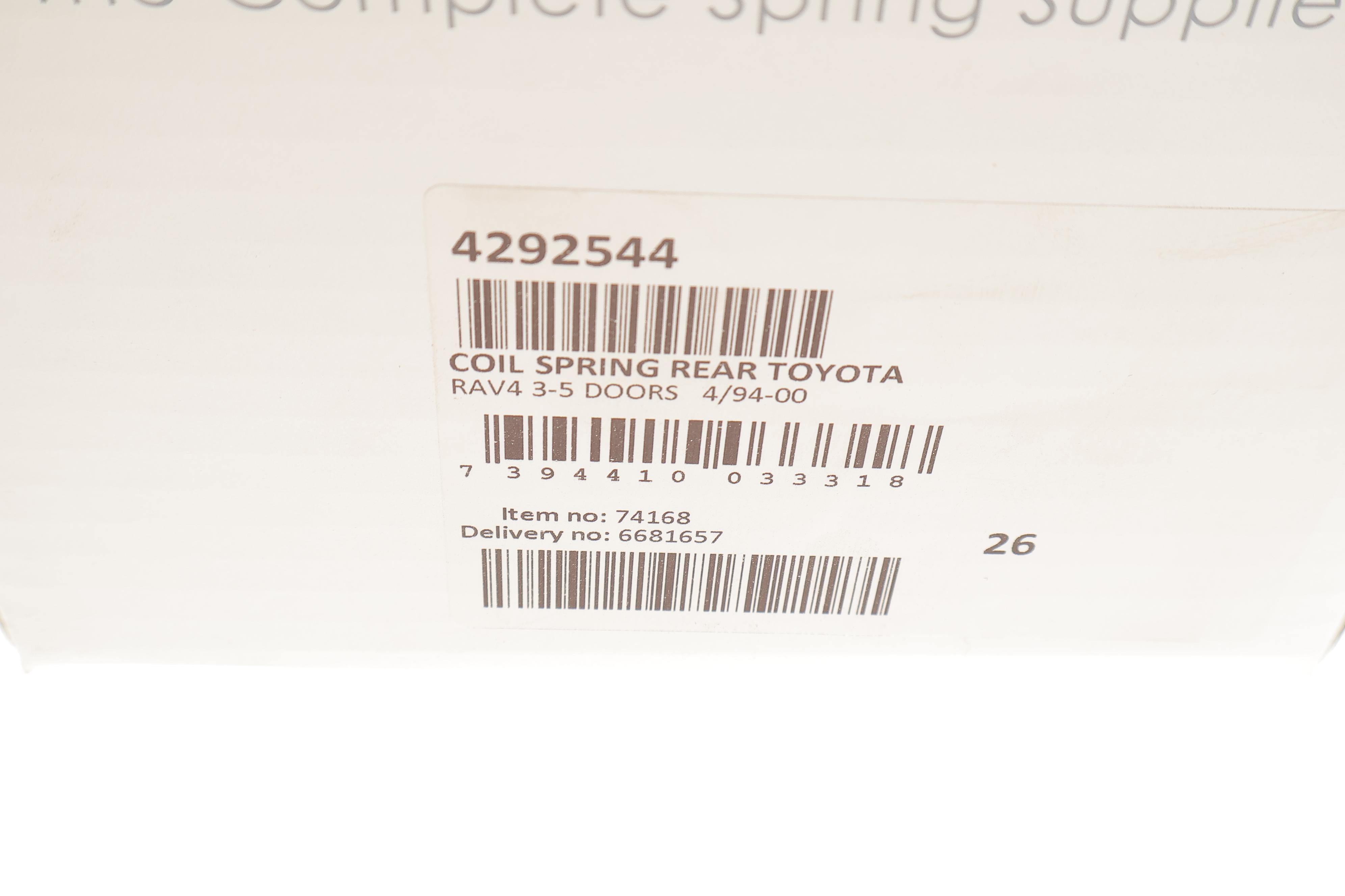 Пружина (задня) Toyota Rav 4 I 2.0 4WD 94-00 (SUV)