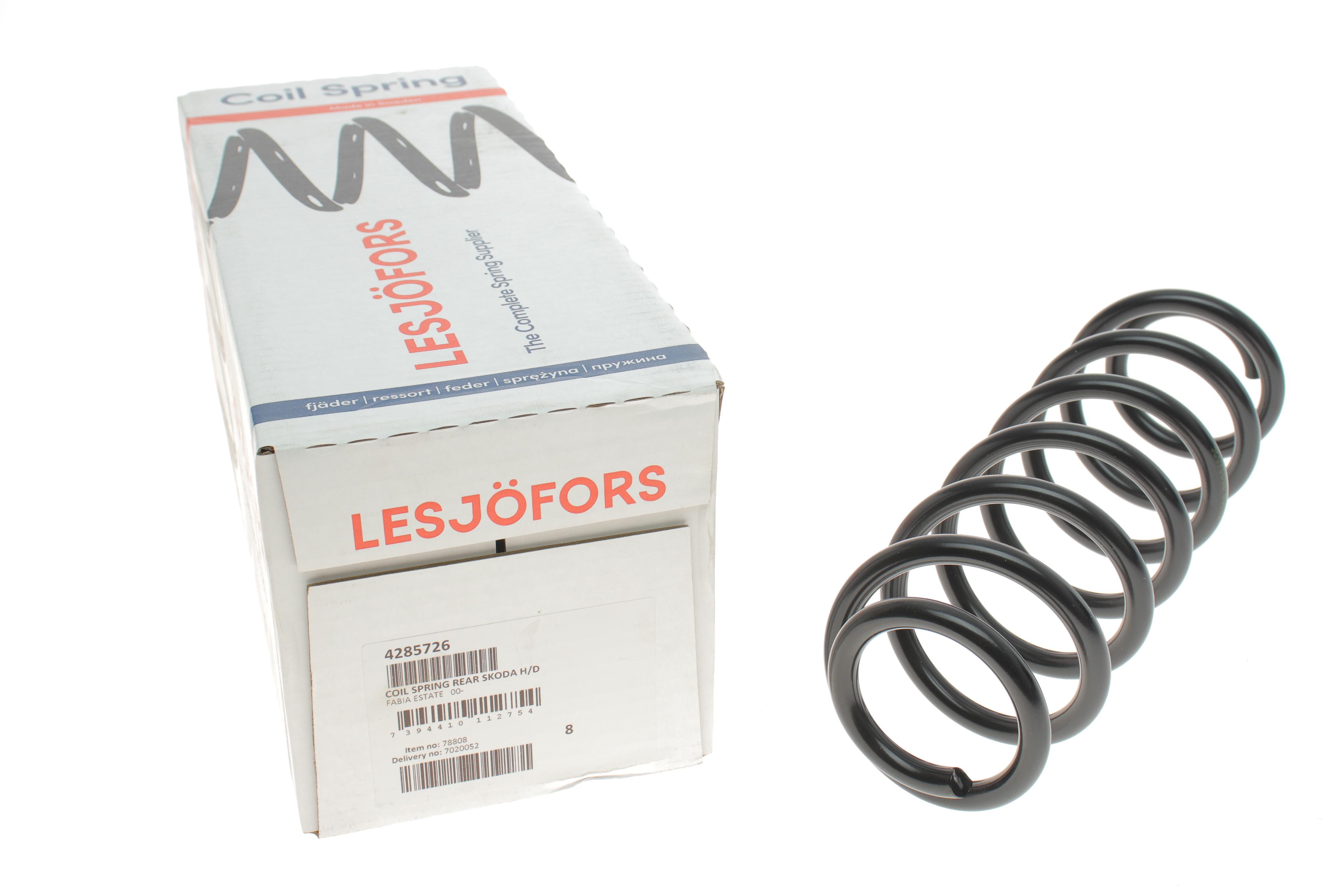 Пружина (задня) Skoda Fabia I/II Combi 1.2-2.0/1.4-1.9TDI/1.2TSI/1.9SDI 00-14 (універсал) (HD)