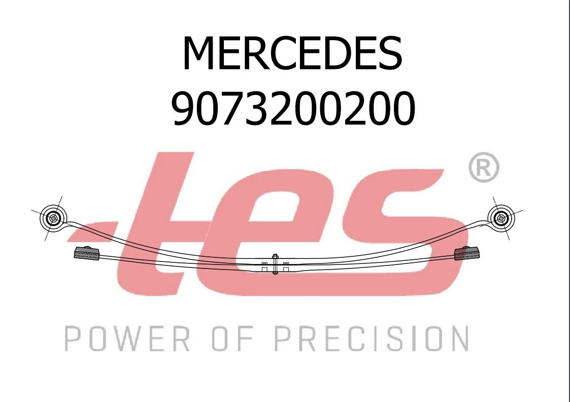 Ресора задня MB Sprinter(W907) 17-, 2 листова, (70/740/753), 1/20+1/22