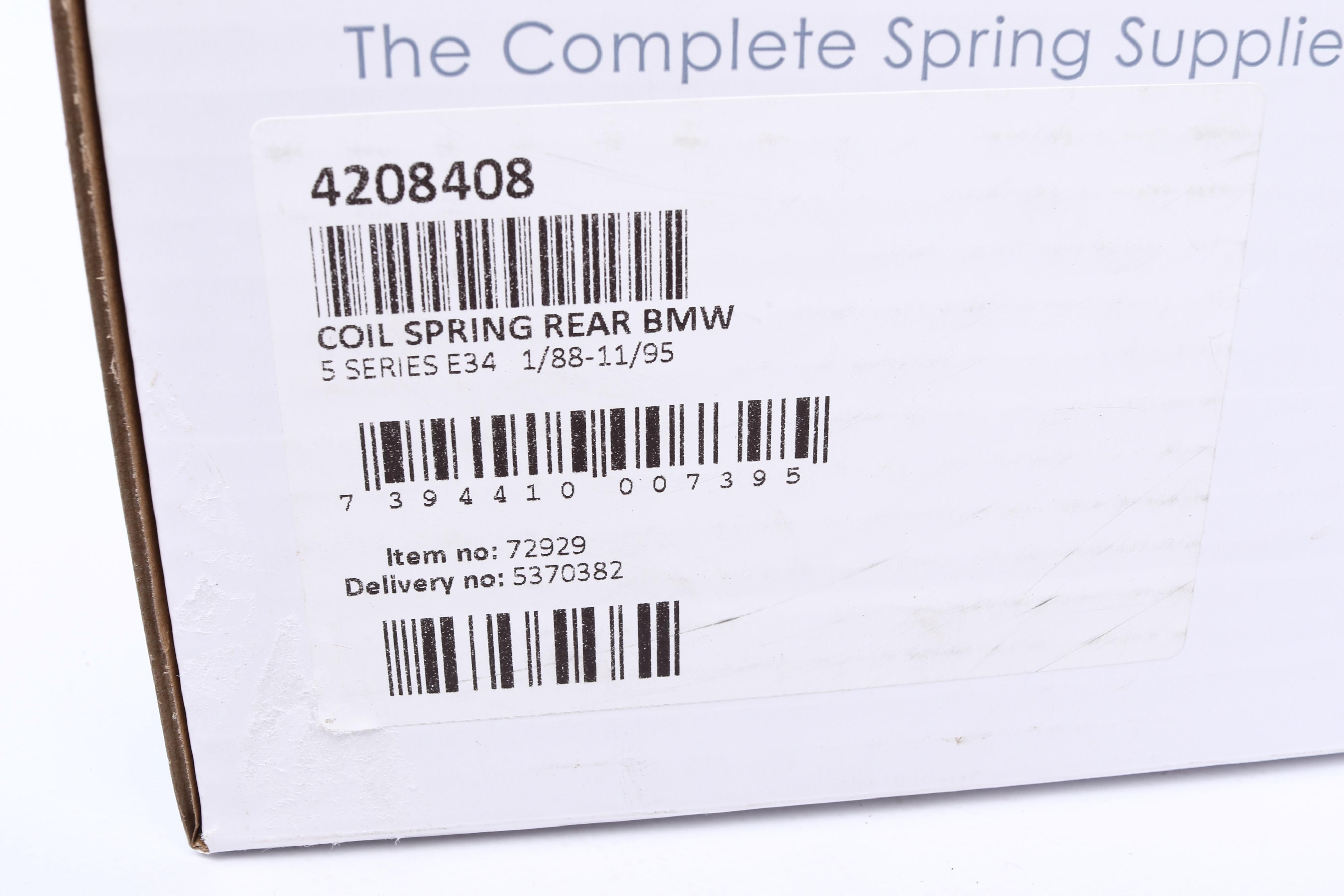 Пружина (задня) BMW 5 (E34) 524td/525td/tds/530i/535i 87-95 (седан) (без с-ми регул.дор.просвіту)