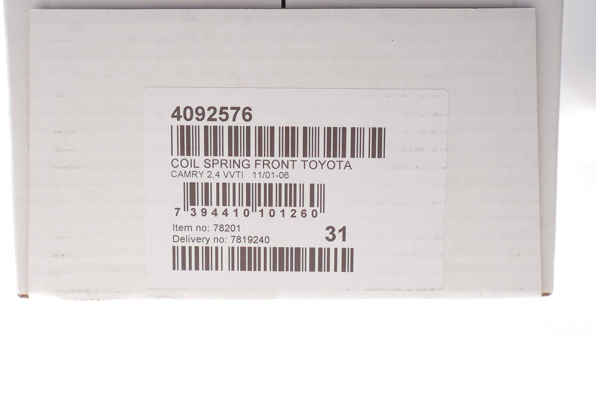 Пружина (передня) Toyota Camry V3 2.4 01-03 (седан)