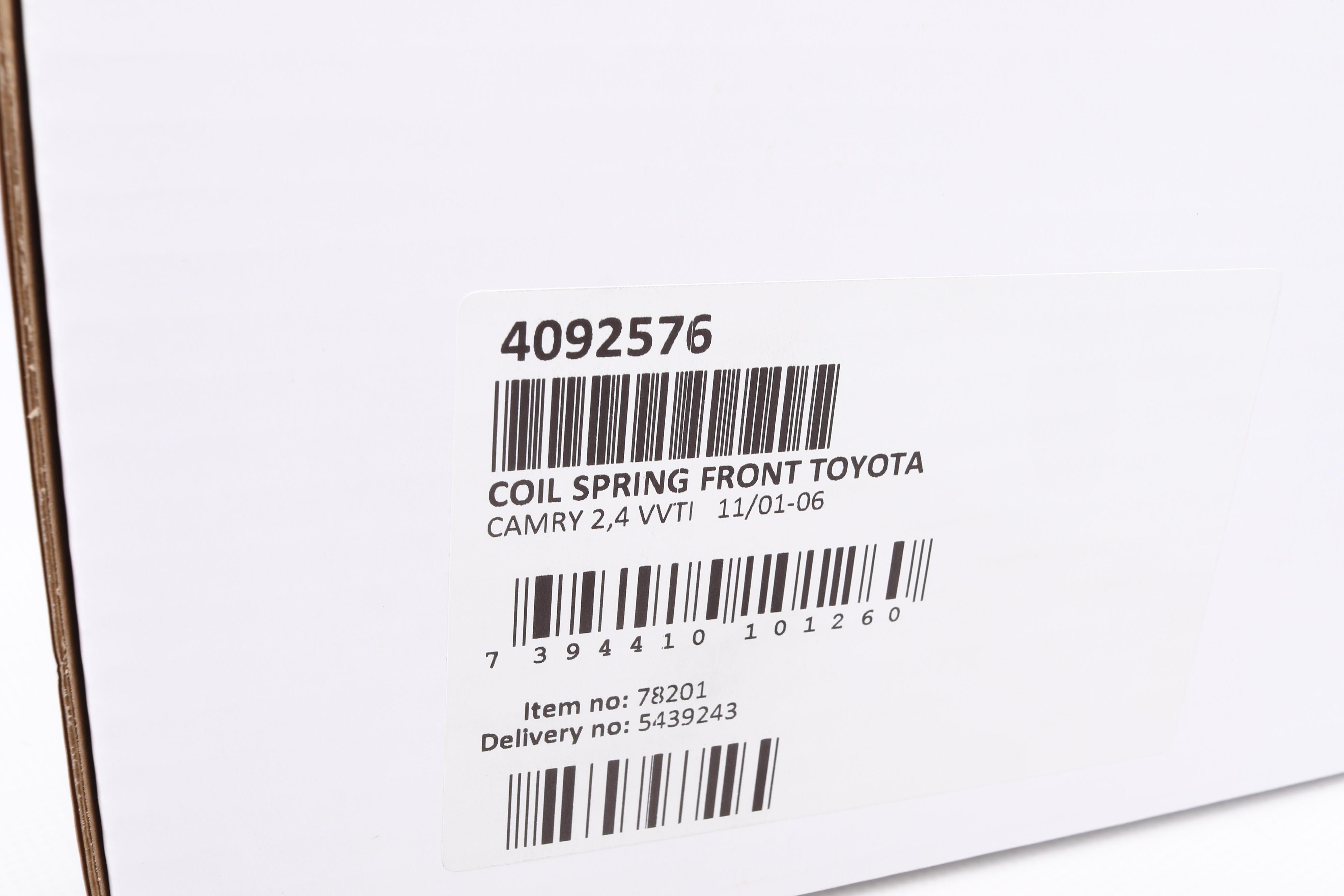 Пружина (передня) Toyota Camry V3 2.4 01-03 (седан)