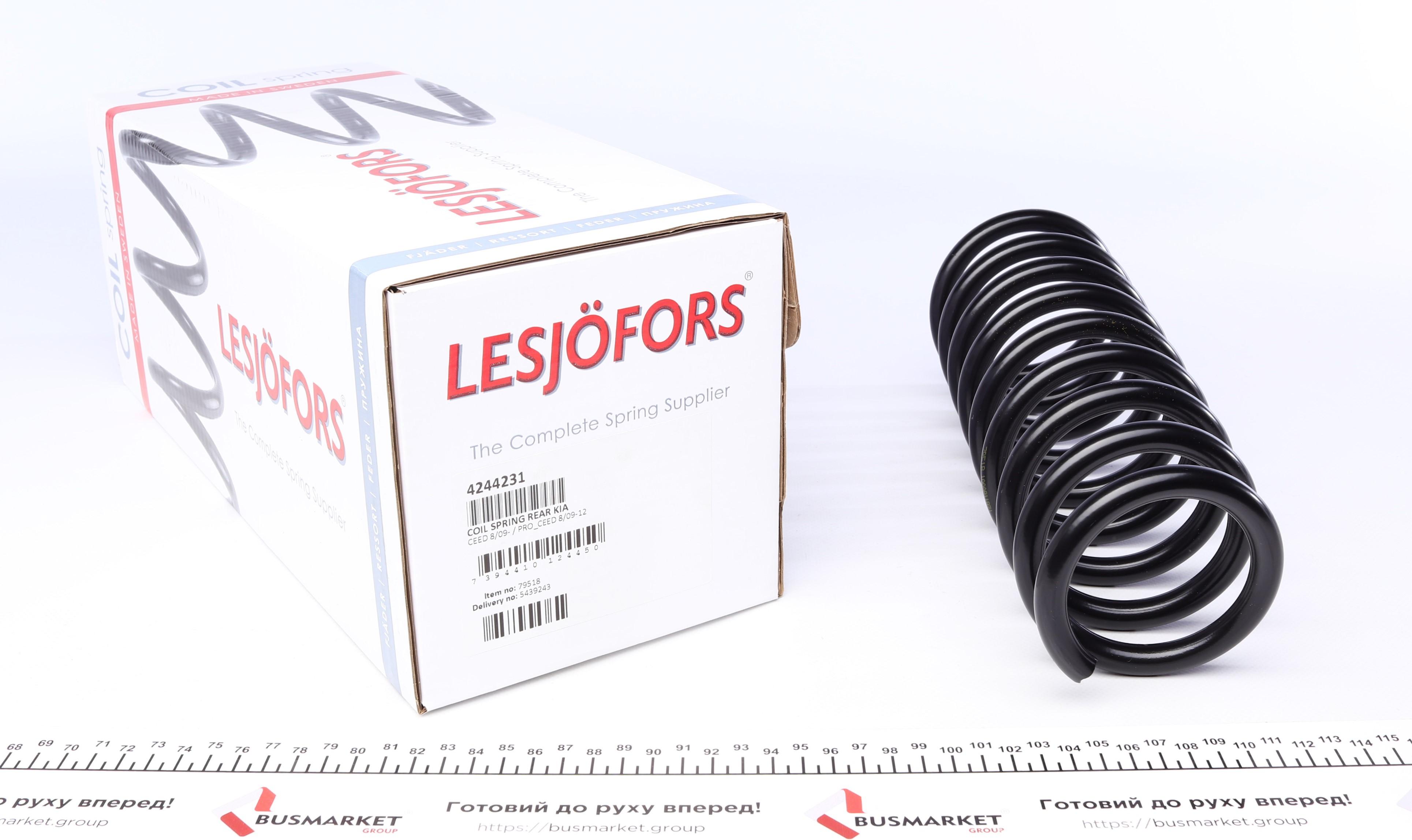 Пружина (задня) Kia Ceed/Pro Ceed 1.4-1.6/CVVT/1.6CRDi/2.0 09-12 (нах.зад.частина)