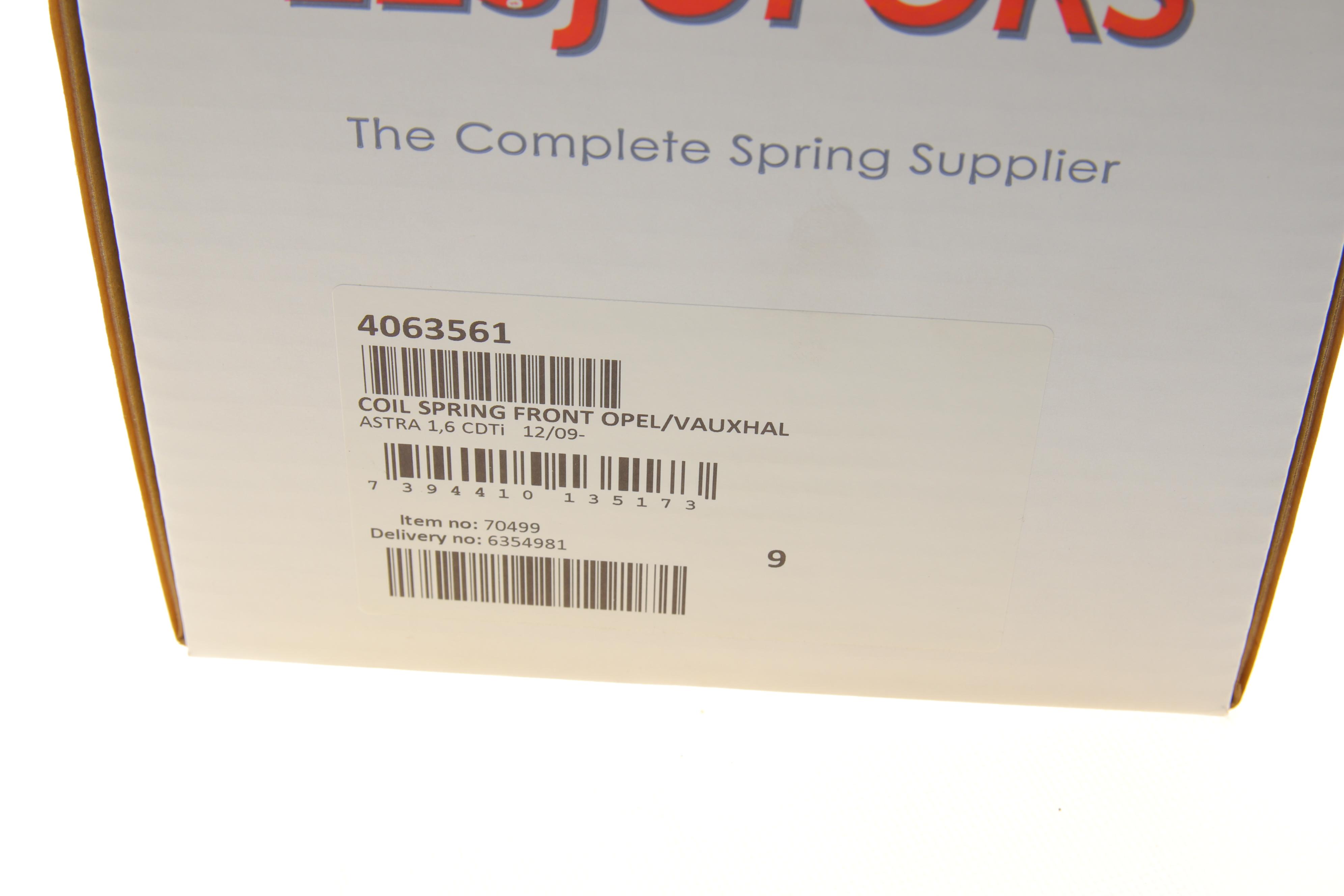 Пружина (передня) Opel Astra J 1.6CDTI 13- (седан/універсал/накл.зад.ч)