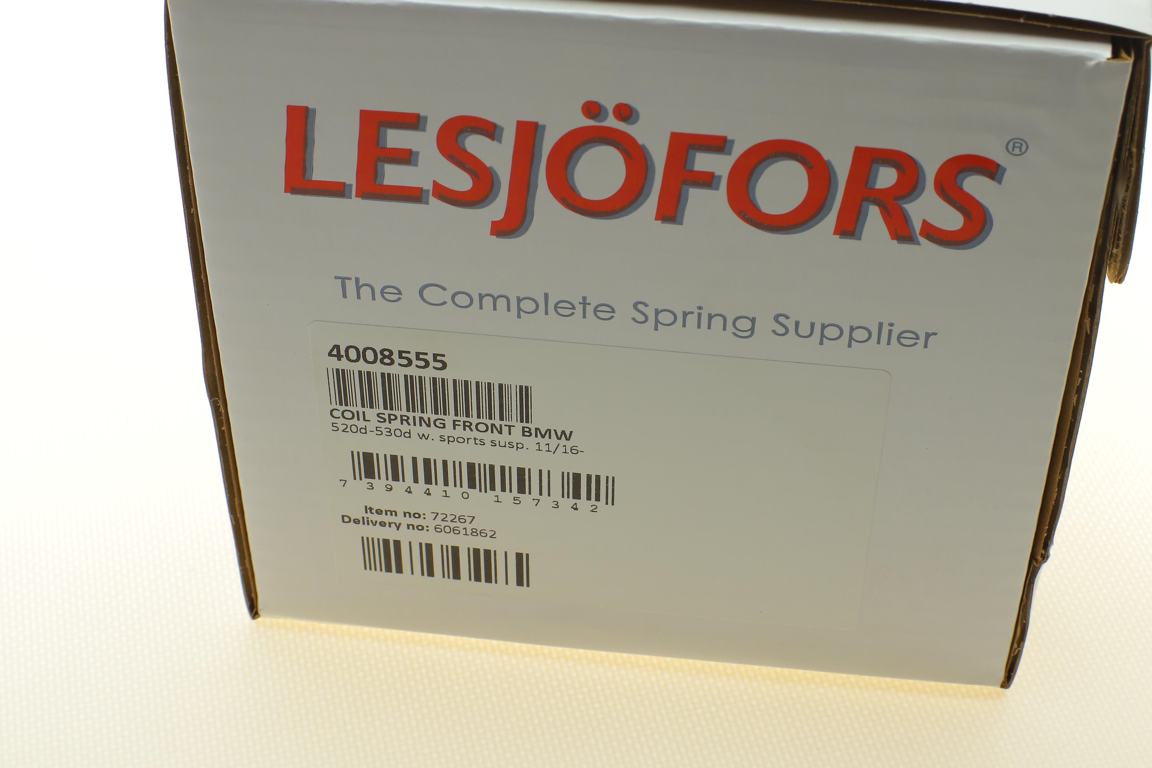 Пружина (передня) BMW 5 (G30/F90) B57/B58 16- (седан) (зі спорт.ход.ч) (с/без автоном.опален.)