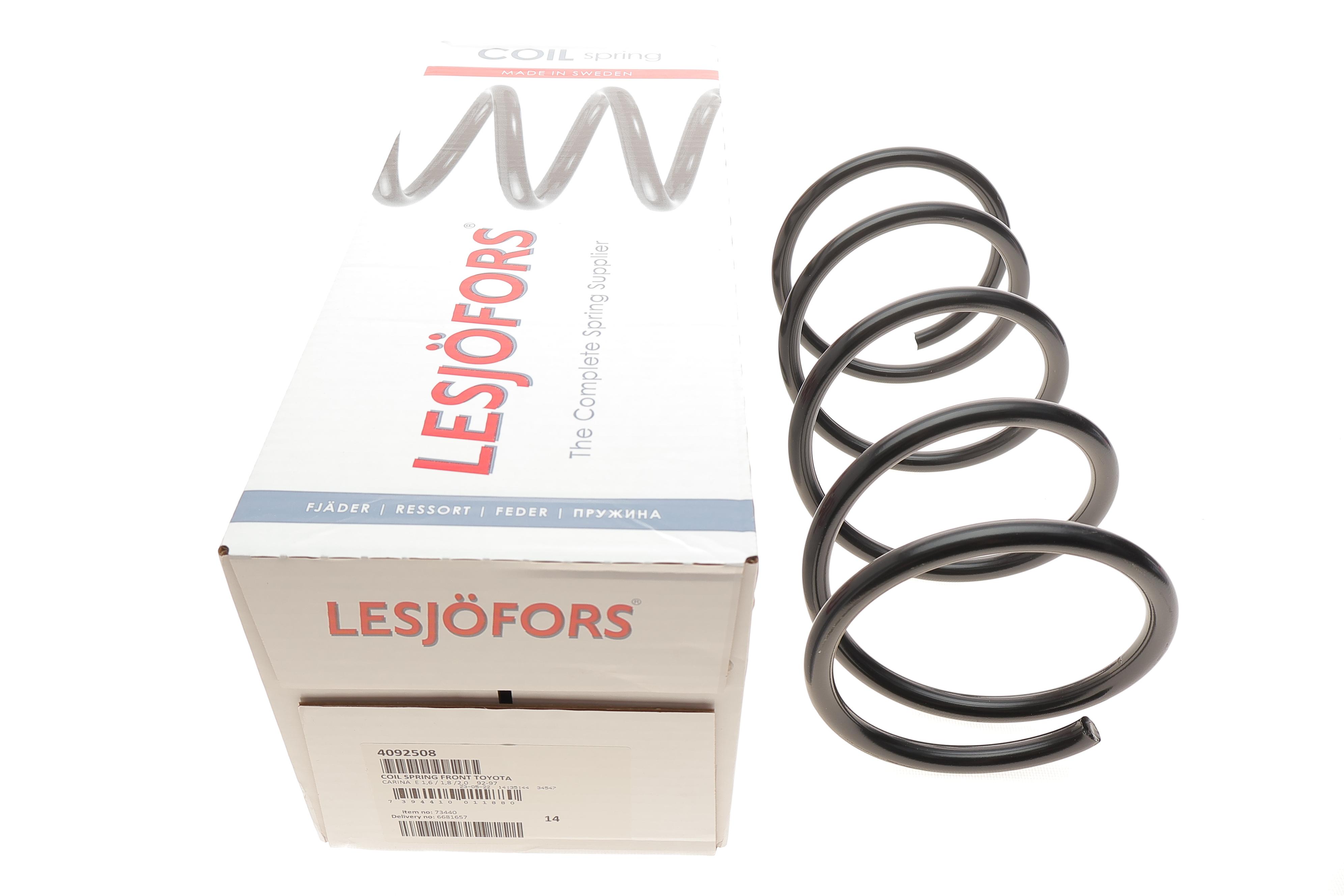 Пружина (передня) Toyota Carina E VI 1.6/1.6 16V/1.6-2.0GLI/2.0GTi 92-97 (седан/унив./накл.зад.ч)