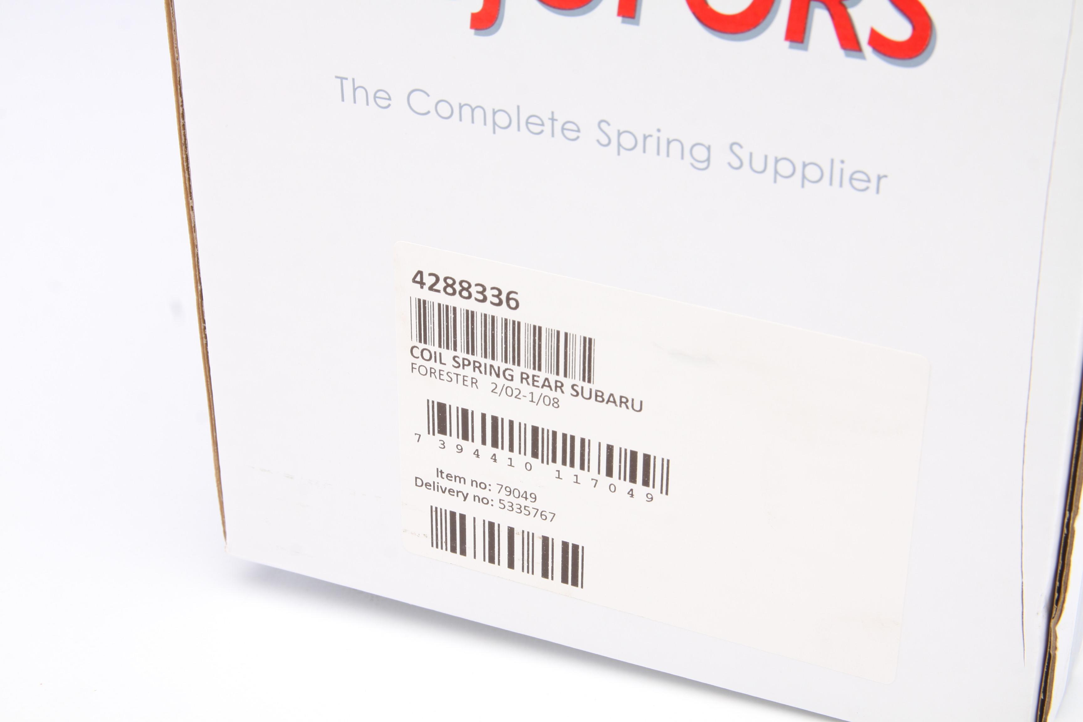 Пружина (задня) Subaru Forester 2.0-2.5AWD 02-04/2.0X AWD 05-08 (без с-ми рег.дор.пр)(крім Hunter)