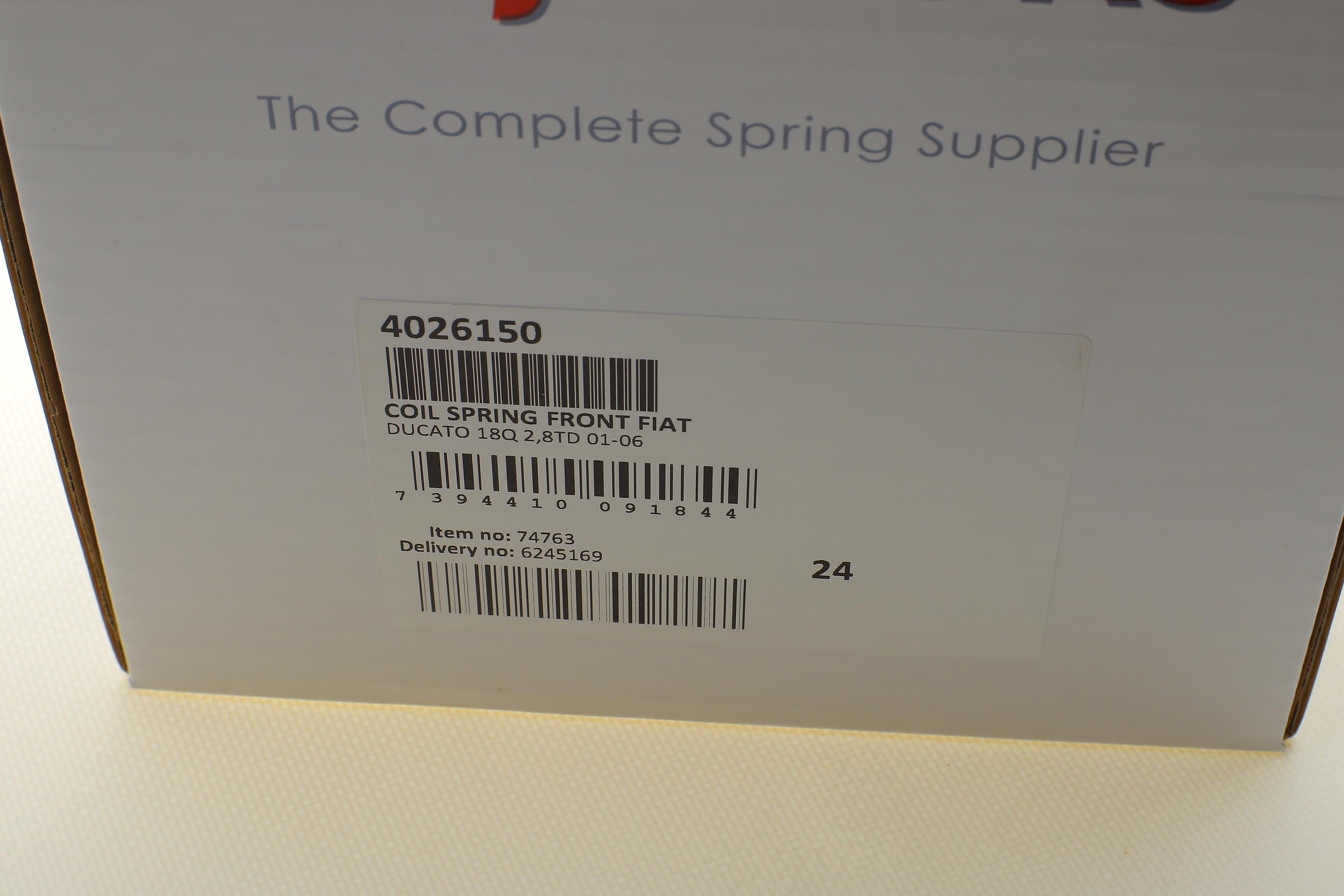 Пружина (передня) Fiat Ducato 2.8TD 01-06 (фургон) (вар.оснащення 18Q)