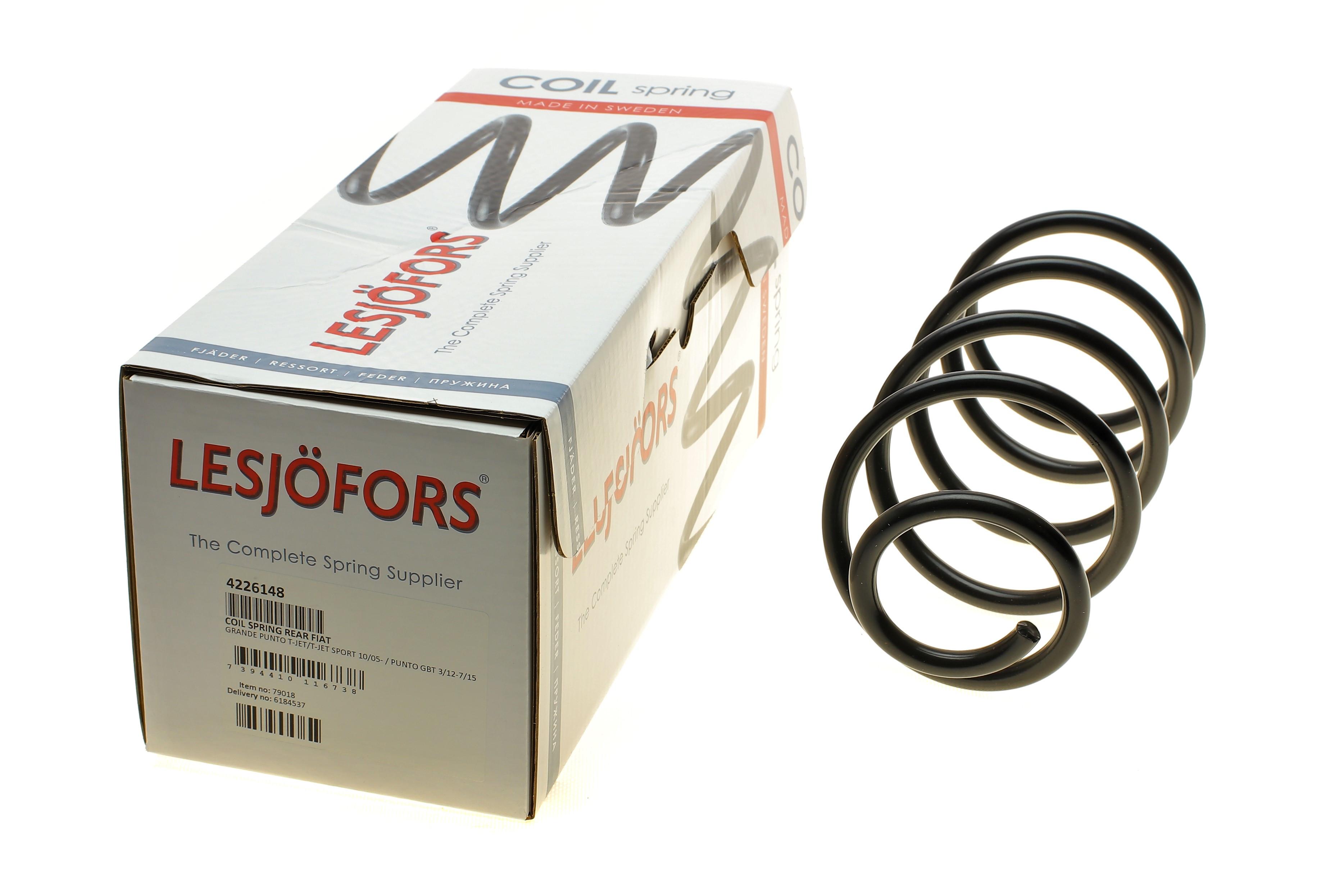 Пружина (задня) Fiat Grande Punto 1.4T-Jet/1.6D 07-/Punto 1.2/1.3D/1.6D 07-15 (накл.зад.ч)(осн.GBT)