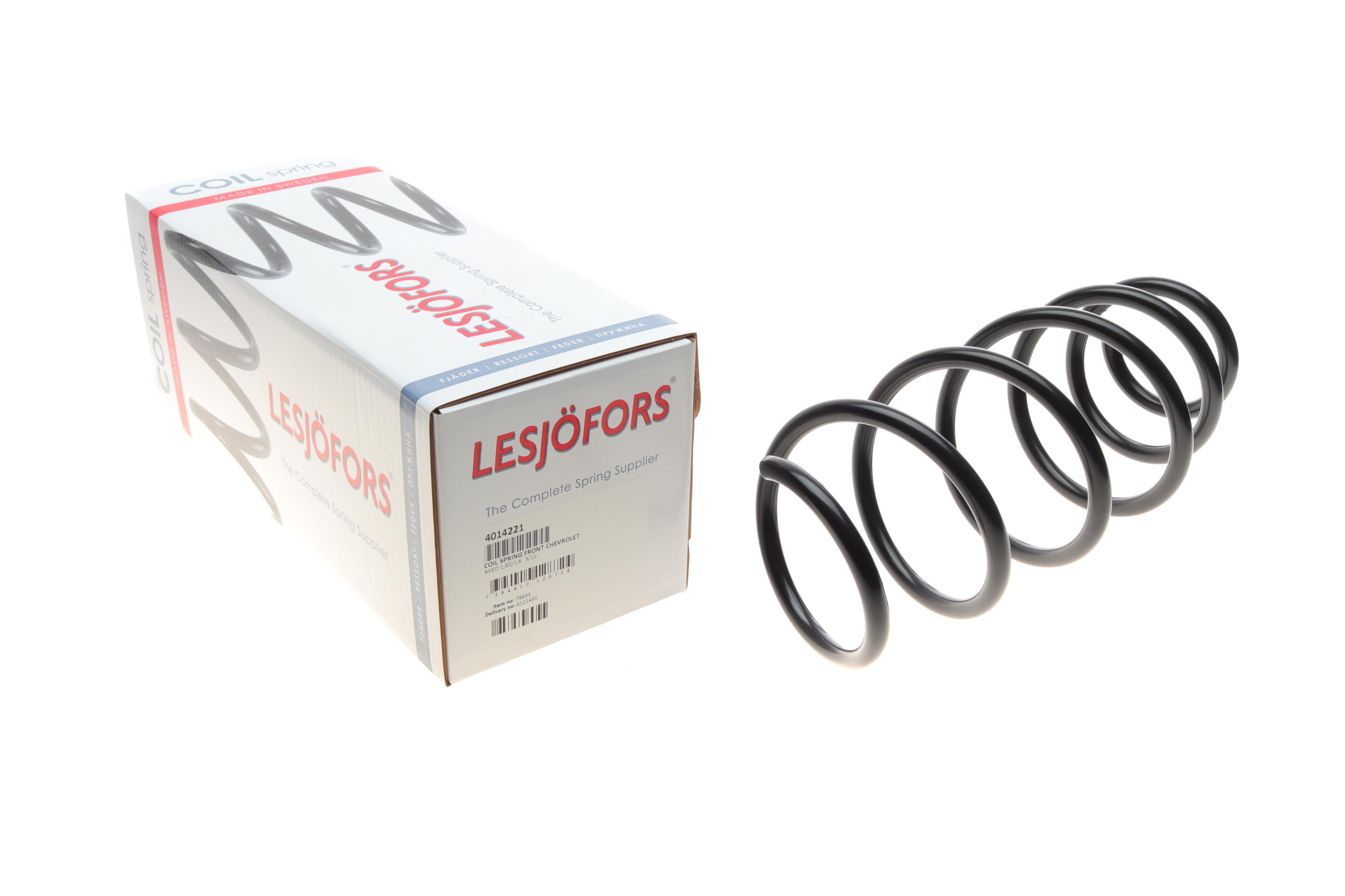 Пружина (передня) Chevrolet Aveo 1.3D 11-15/1.6 11- (нах.зад.частина/седан)