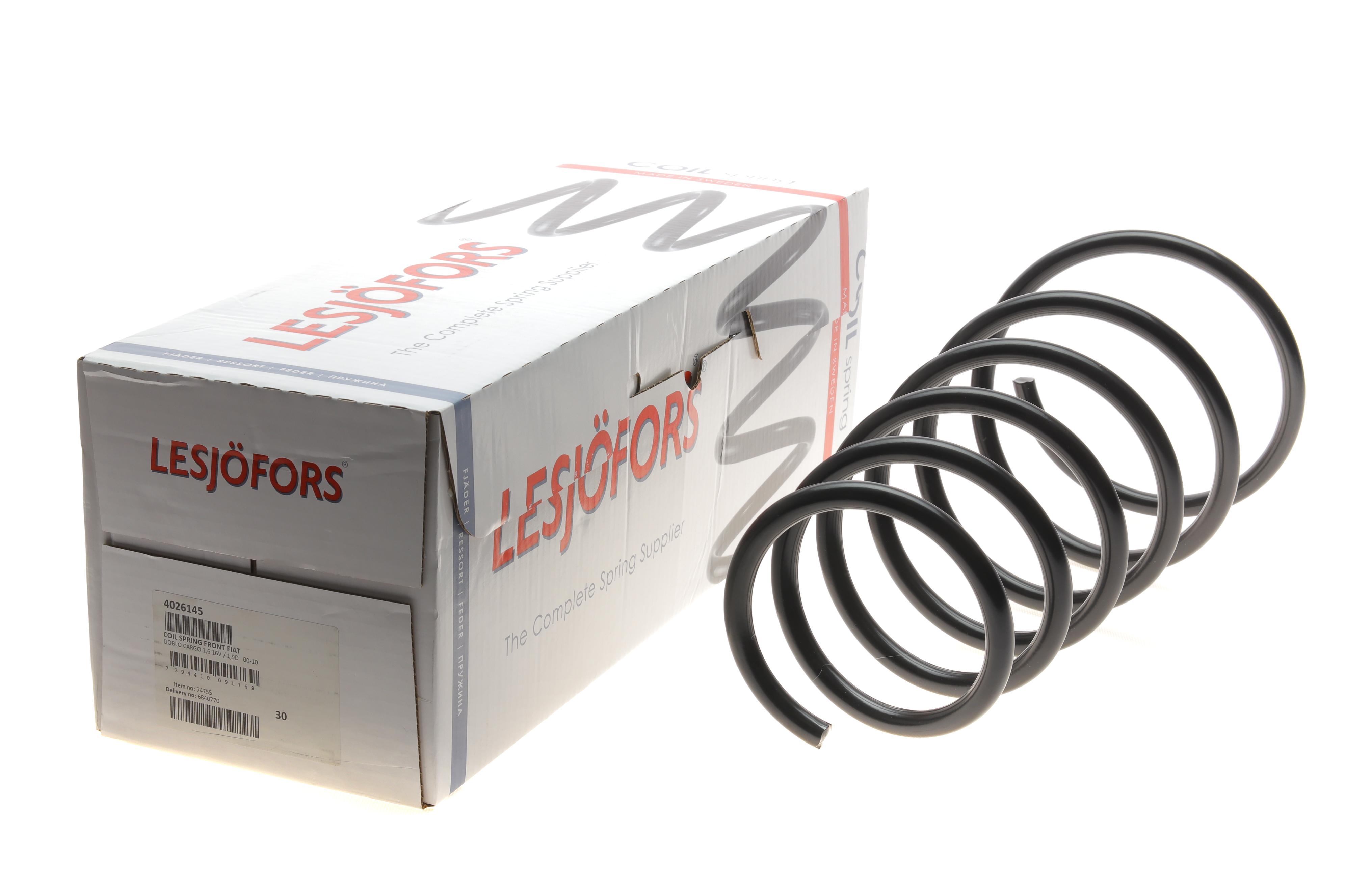 Пружина (передня) Fiat Doblo Cargo 1.4/1.6 16V/1.9D 01- (фургон/універсал) (223ZXB1A/223ZXD1A)