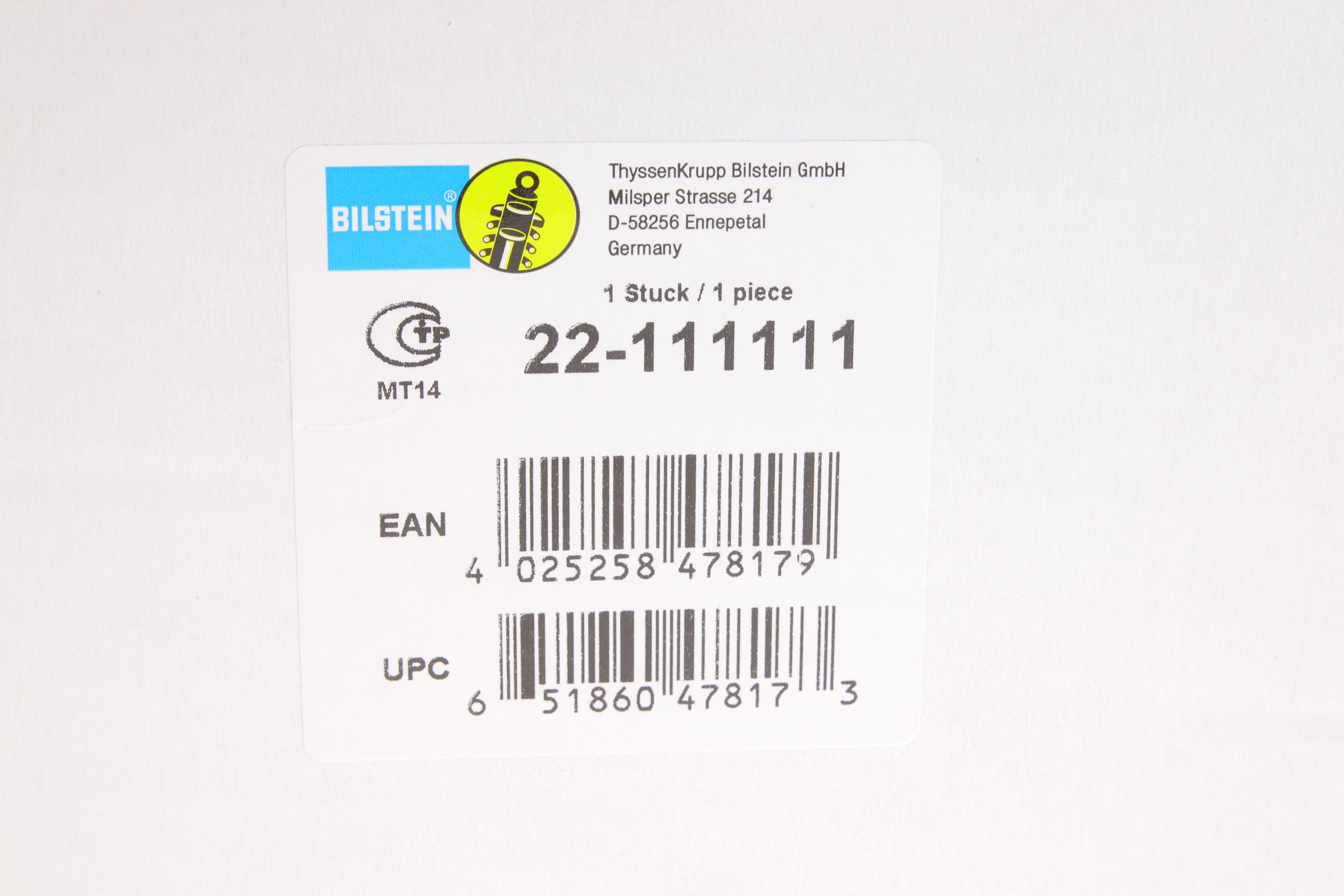 Амортизатор (передній) Toyota Corolla 01-07 (L) (B4)