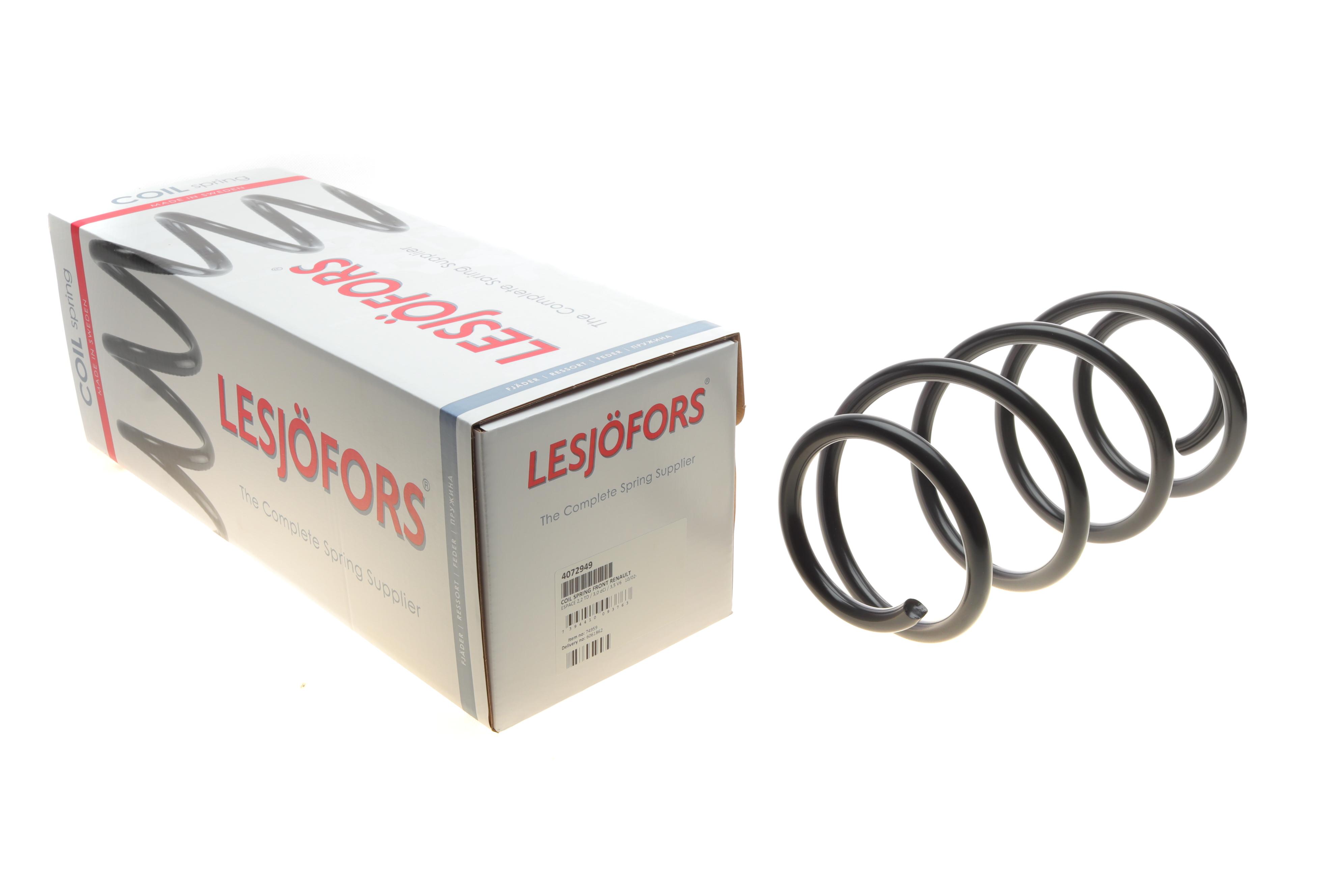 Пружина (передня) Renault Espace IV 2.2dCi/3.0dCi/3.5 V6 02- (вэн)/Vel Satis 3.0dCi 02-09 (хетчбэк)