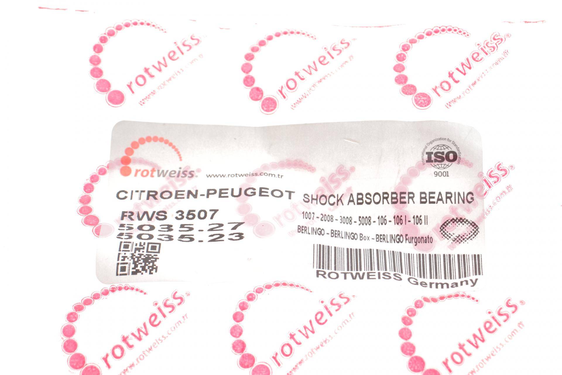 Підшипник амортизатора опорний Citroen Berlingo 96-