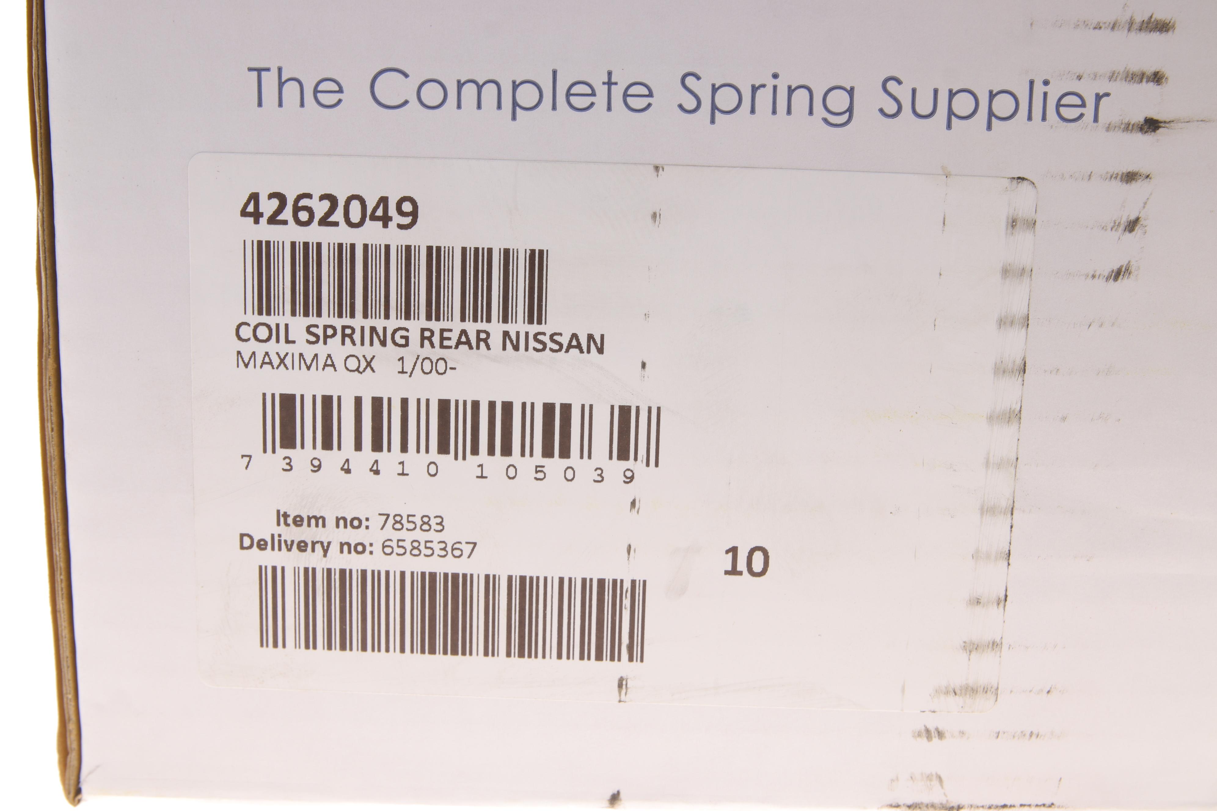 Пружина (задня) Nissan Maxima/Maxima QX V 2.0 V6 24V 00-03 (седан)