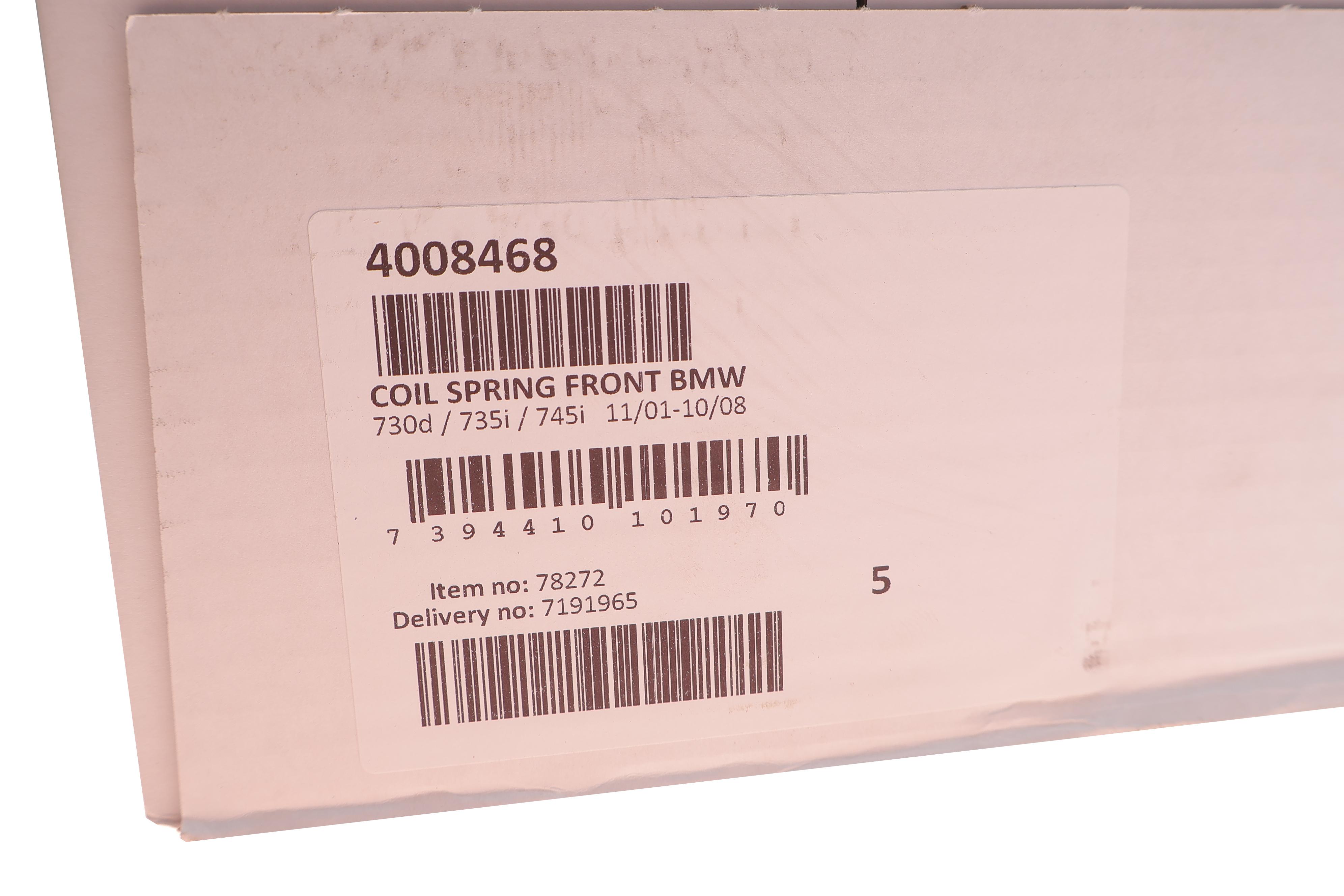 Пружина (передня) BMW 7 (E65/E66/E67) 730d/735i,Li/745i,Li 01-08 (седан)