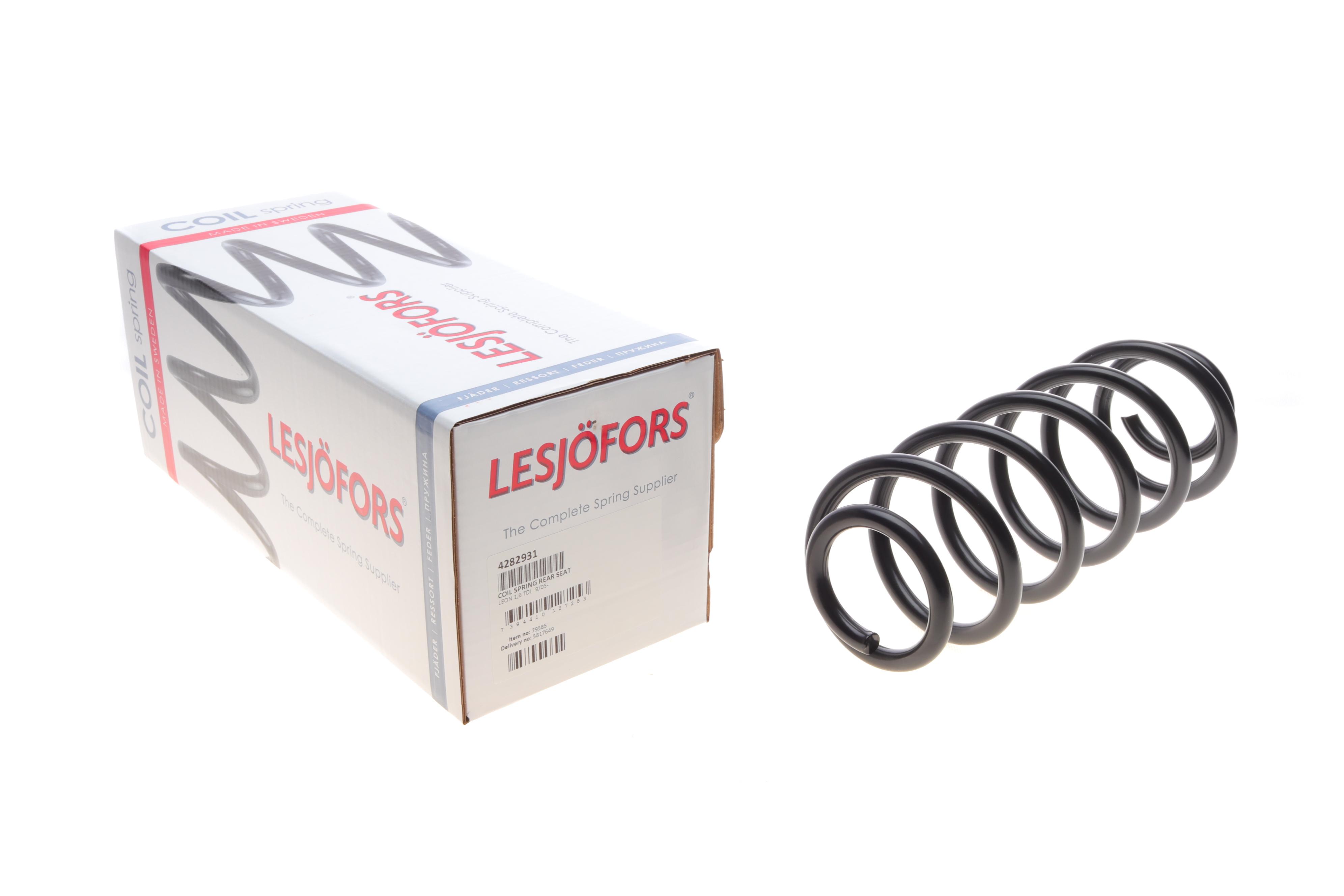 Пружина (задня) Seat Leon 1.6TDI 10-12 (накл.зад.частина)