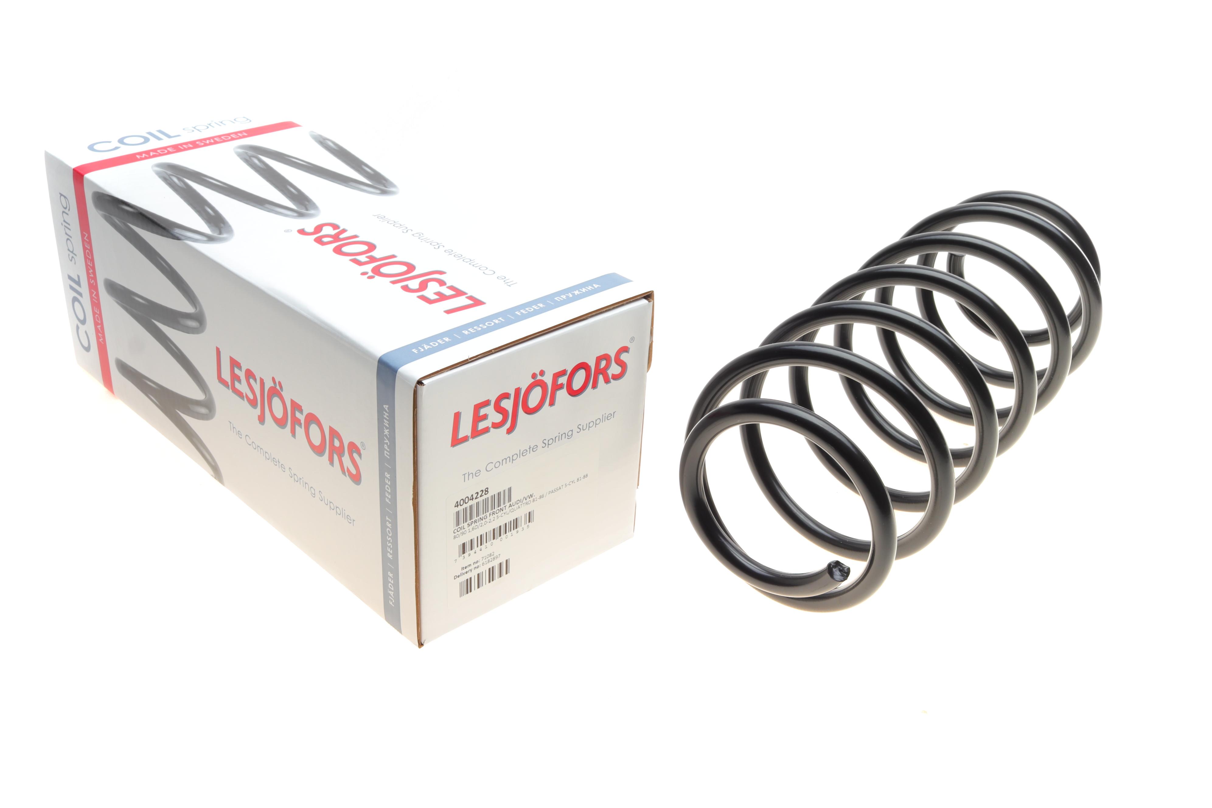 Пружина (передня) Audi 80/90/Coupe 1.6D/TD/2.0-2.2 81-87 (седан/купе) (шасси от 8192280232-)