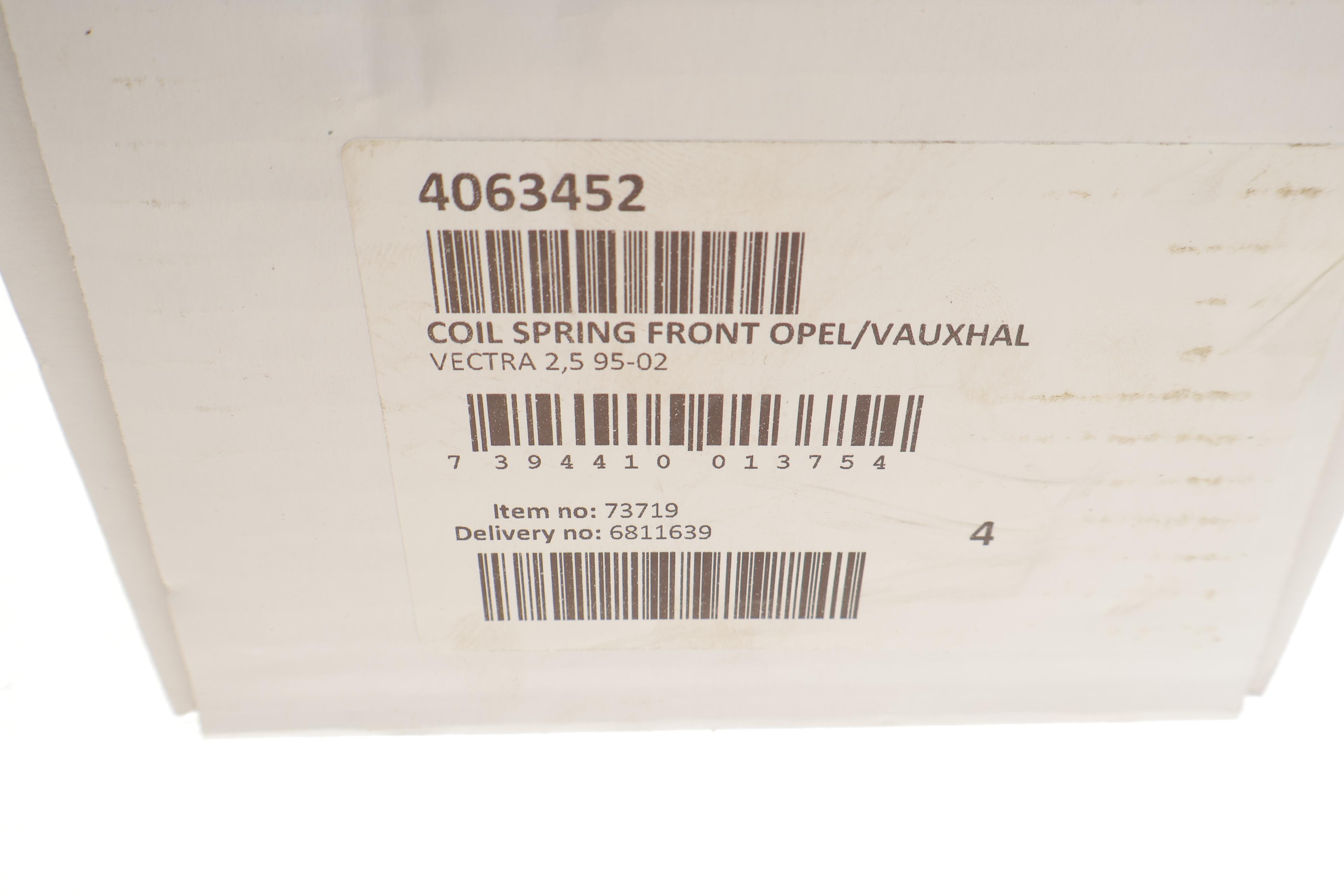 Пружина (передня) Opel Vectra B 2.5i V6/2.6i V6 95-02 (седан/унив./накл.зад.ч.) (без спорт.ход.ч.)