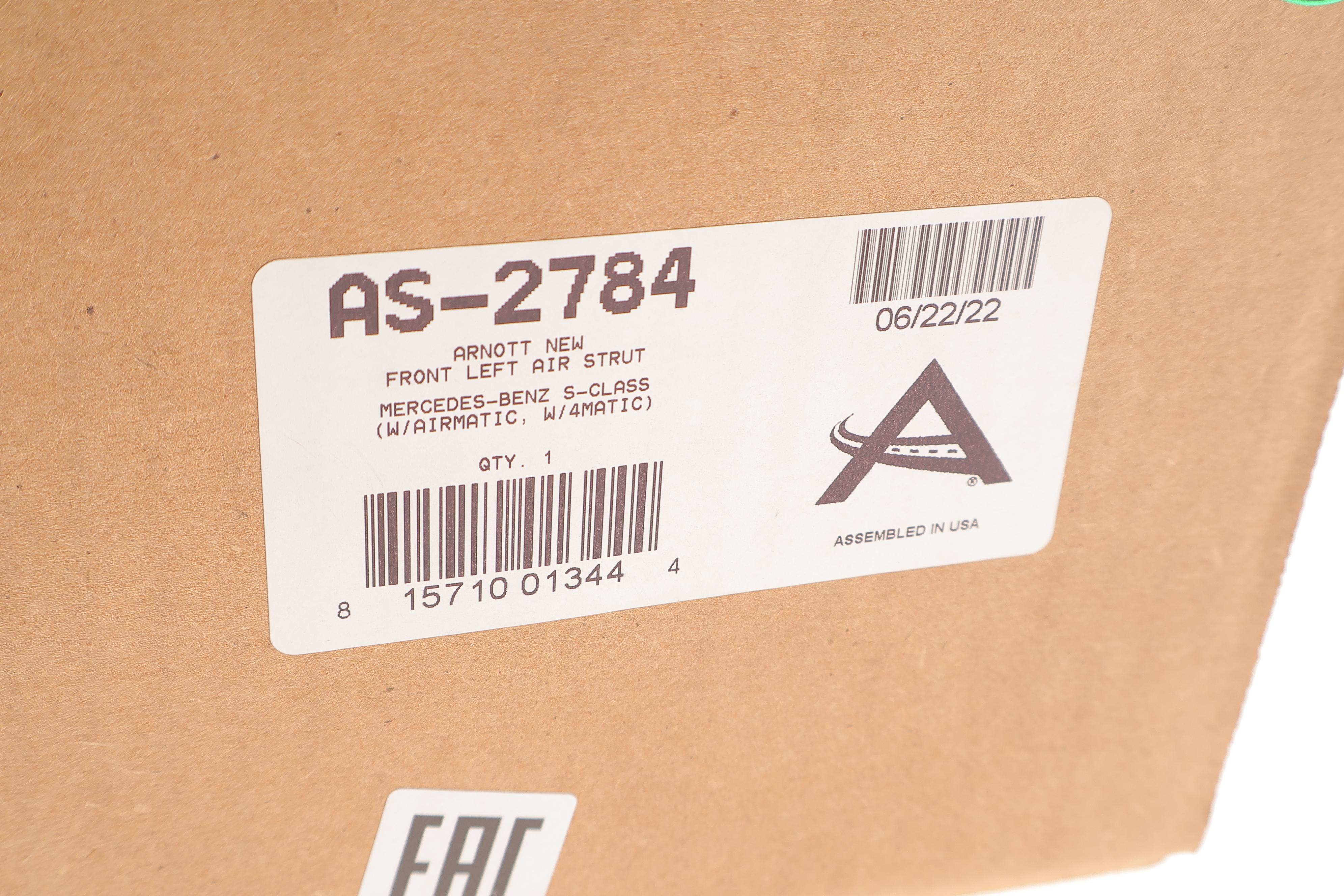 Амортизатор (передній) MB S-class (W220) 02-05 (L) (пневмо)