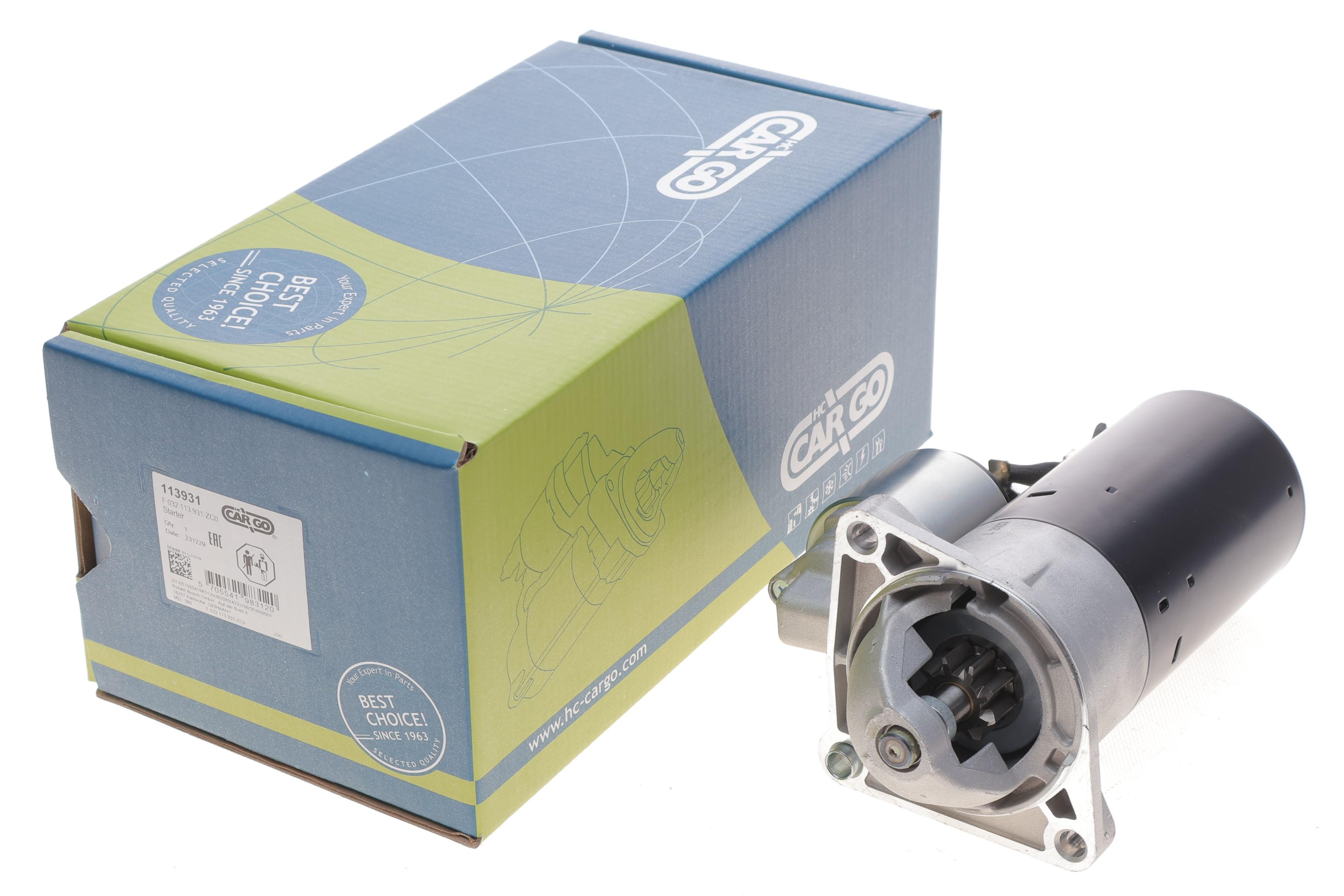 Стартер Fiat Doblo 1.6 D Multijet/1.9 JTD 01-/Opel Insignia A 2.0 Biturbo CDTI 08-17 (12V/1.7kw) (z=9/10) = 113931