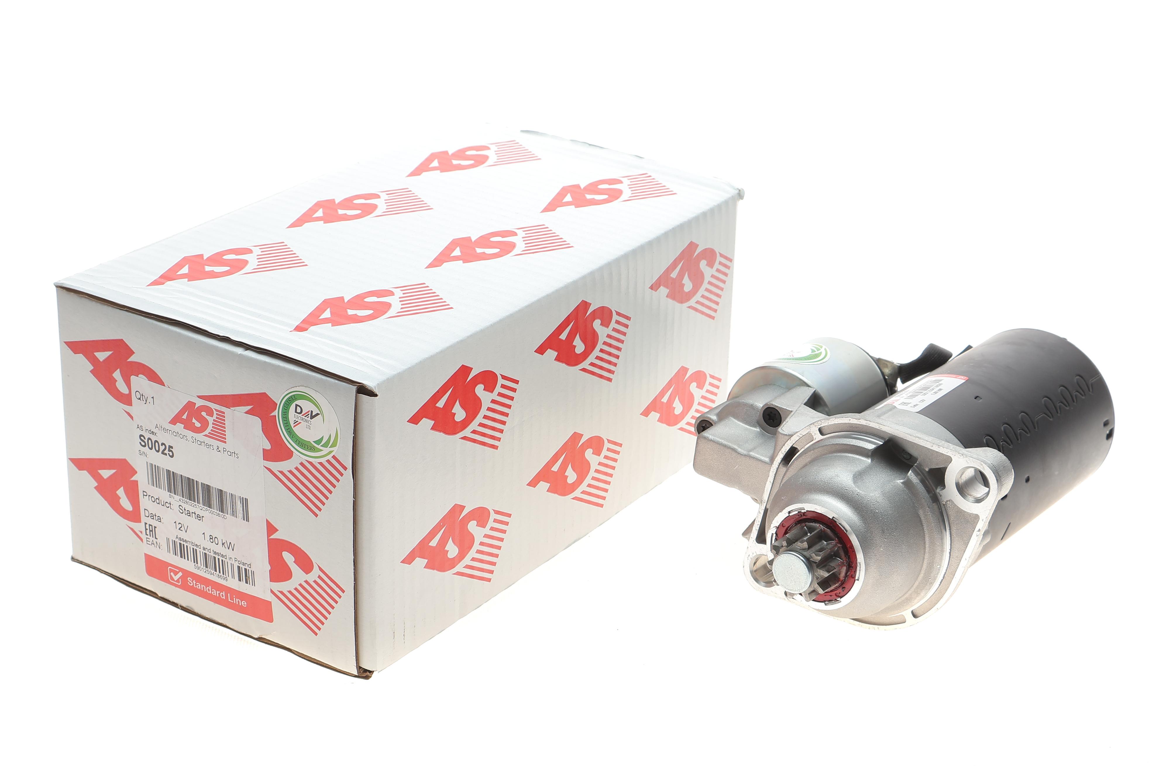 Стартер VW Caddy II/Golf IV/Passat 1.9TDI 93-05 (12V/1.8kw) (z=10/11)