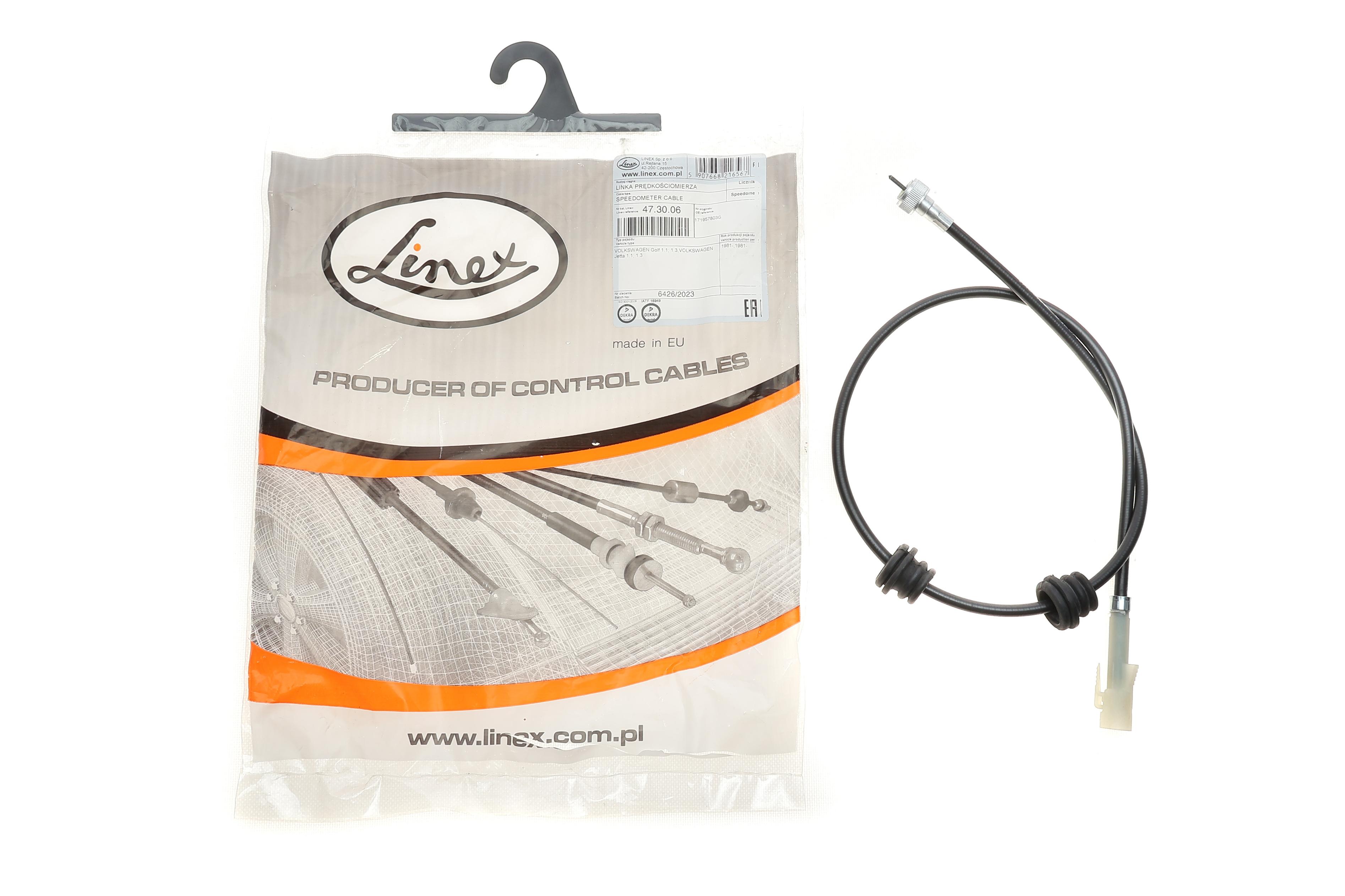 Трос спідометра VW Golf II/Jetta 83-92 (1020 мм)