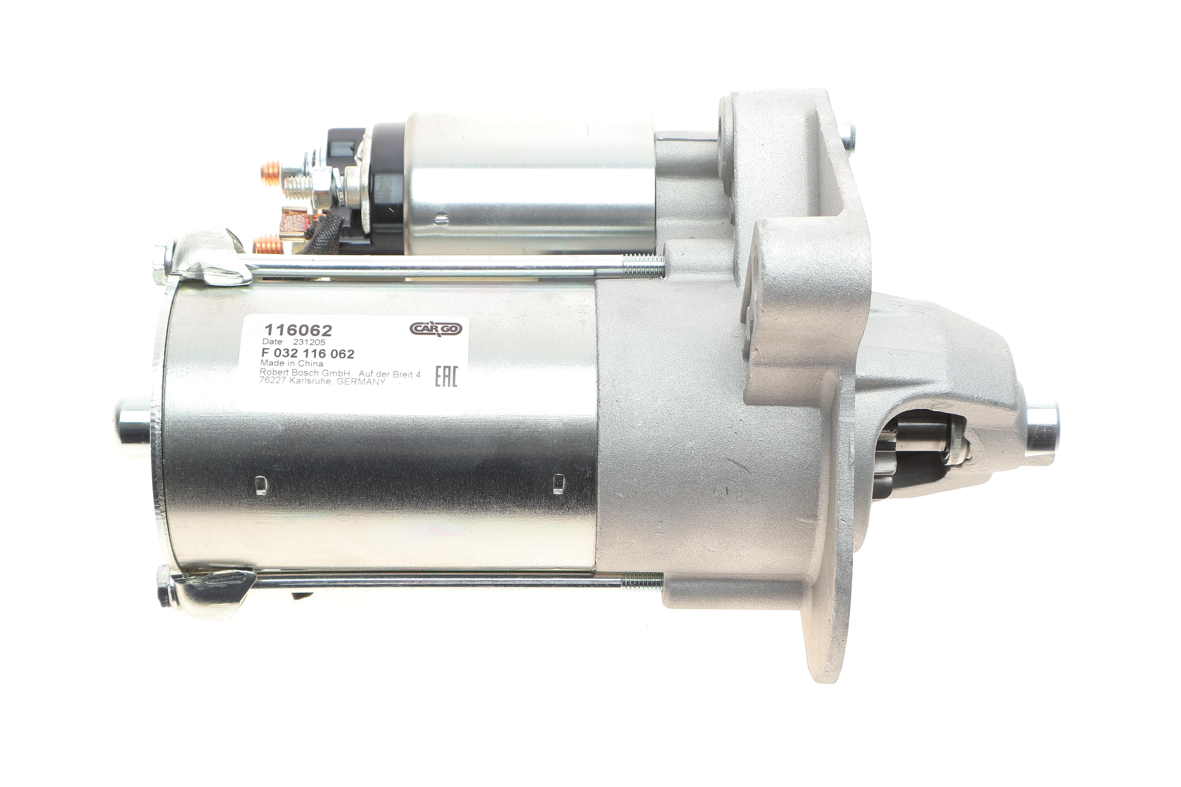 Стартер Ford Focus 04-/Transit Connect 1.5/1.6TDCi 13-/Volvo S40/V50 1.6D 05-12 (12V/1.2kw) (z=11) = 116062