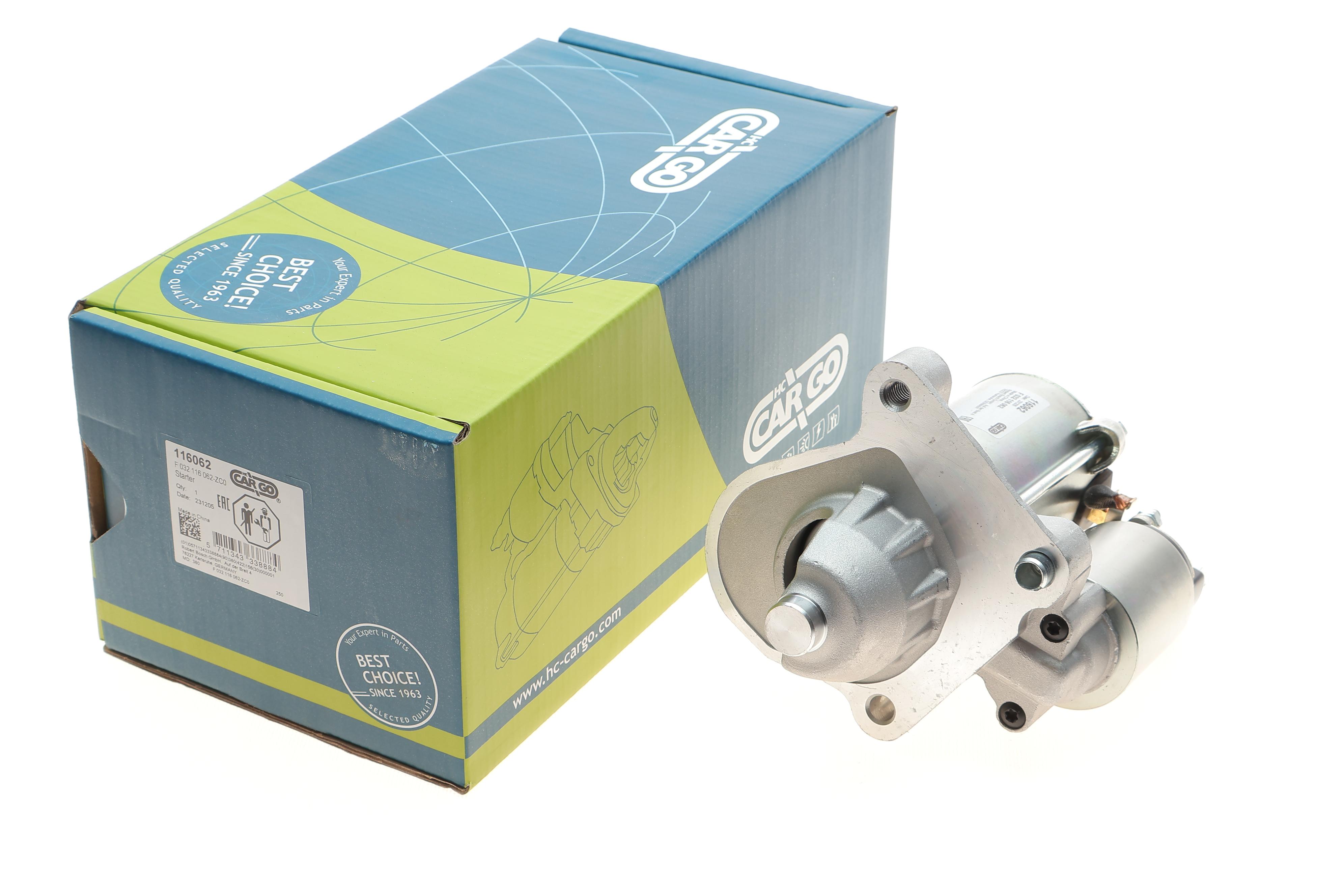 Стартер Ford Focus 04-/Transit Connect 1.5/1.6TDCi 13-/Volvo S40/V50 1.6D 05-12 (12V/1.2kw) (z=11) = 116062