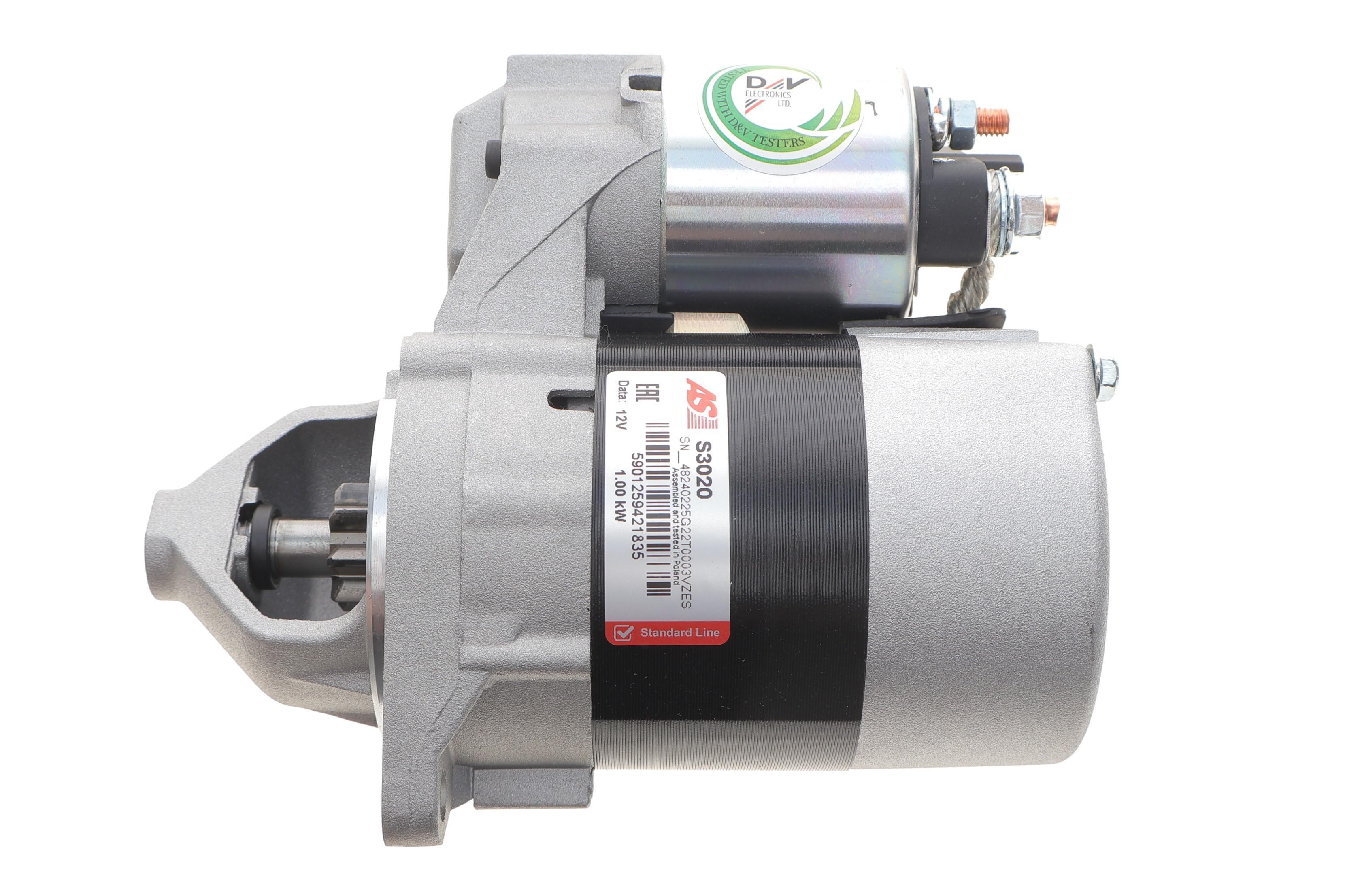 Стартер MB A-class (W168/W169) 1.4-2.1 (M166/M266) 97-12 (12V/1.0kw) (z=8)