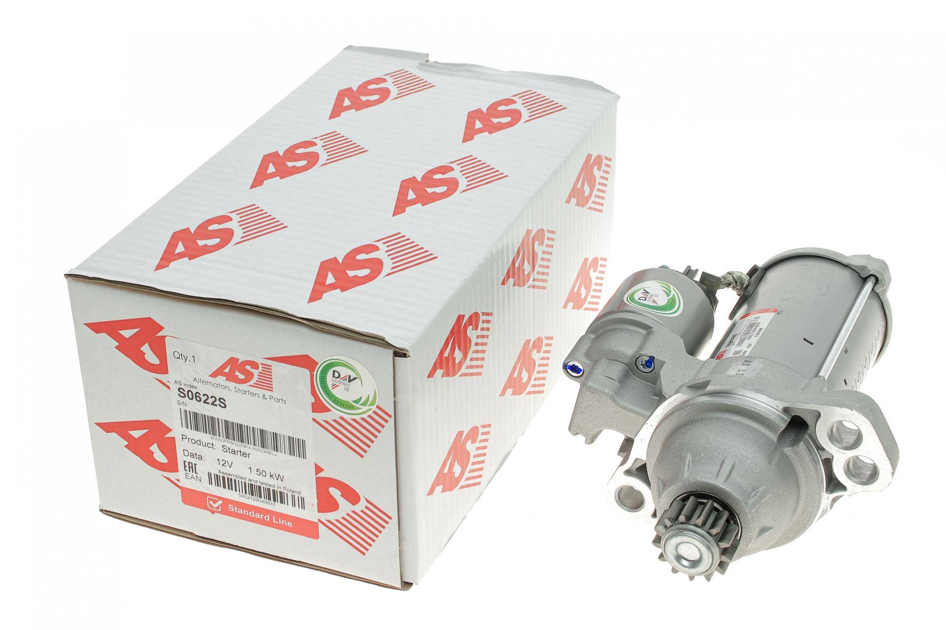 Стартер VW Passat 1.4-2.0 TSI 10- (1.5kw) (z=13)