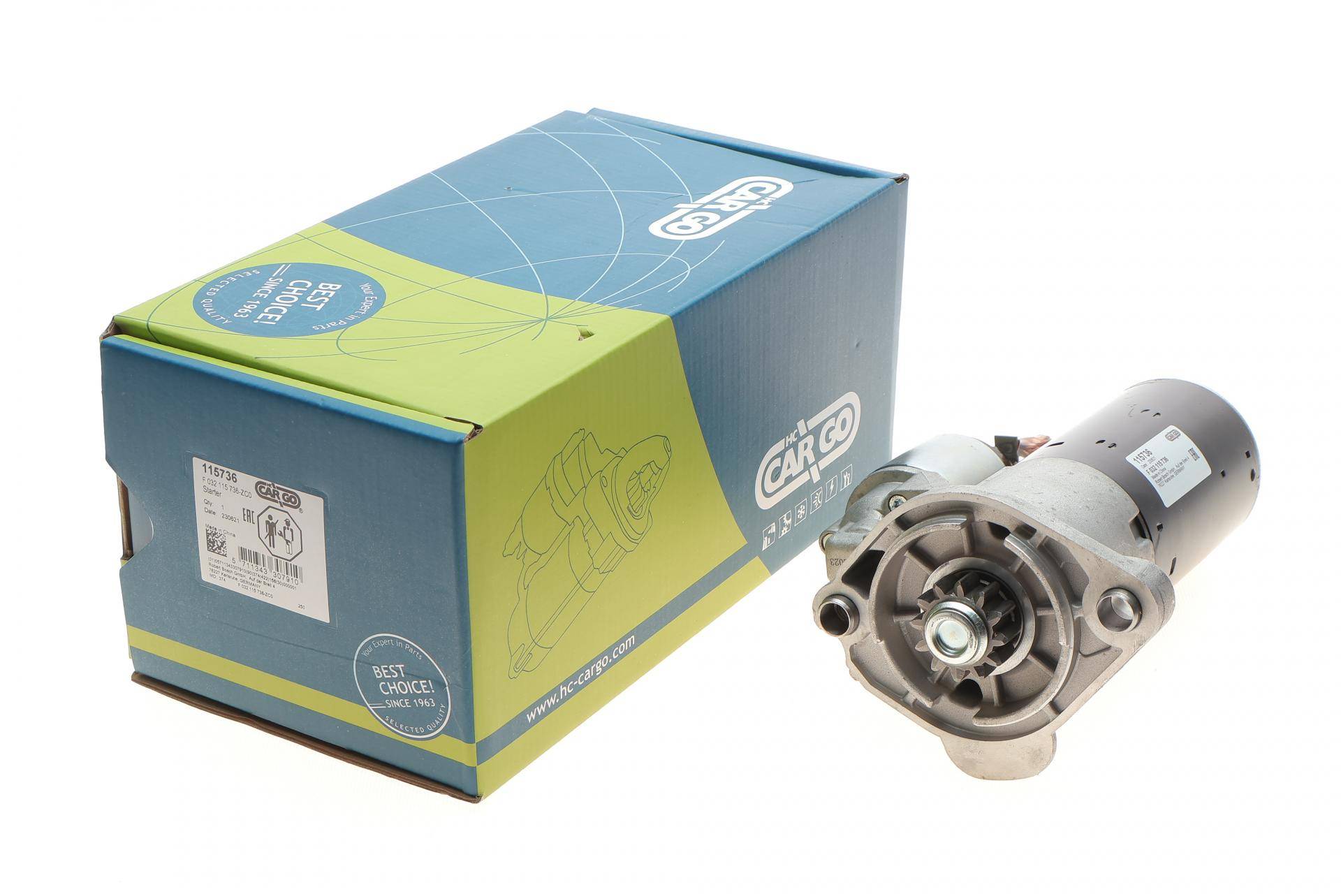 Стартер VW Crafter 2.0 TDI 11-16 (12V/2.2kw) (z=12) = 115736