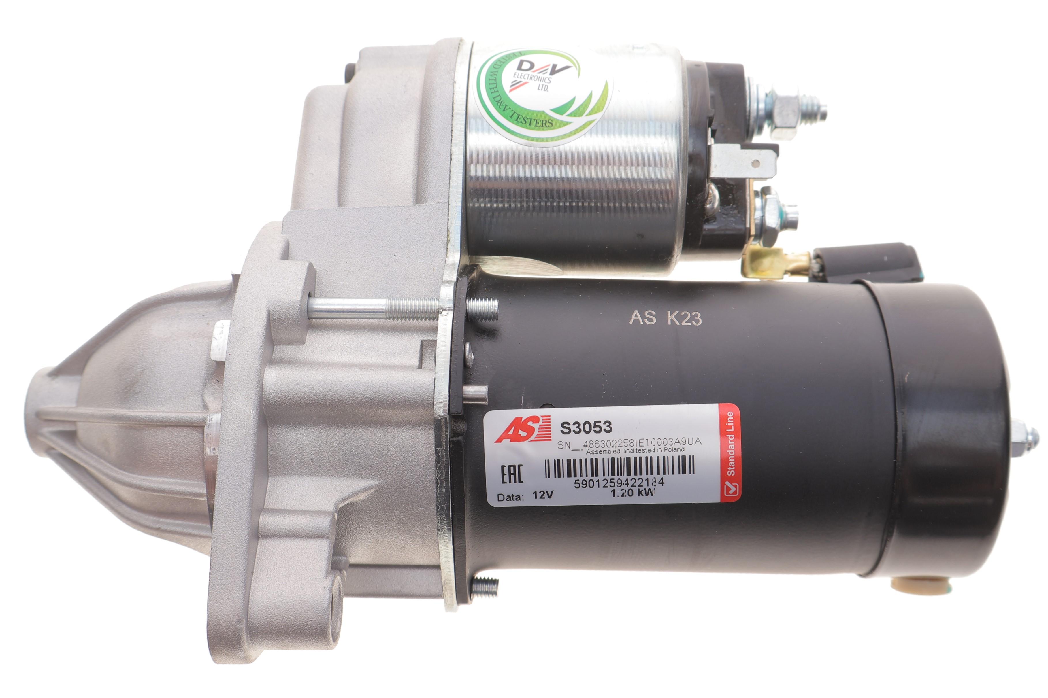 Стартер Hyundai Tucson/Kia Cerato 2.0 04-10 (1.2kw) (z=8)