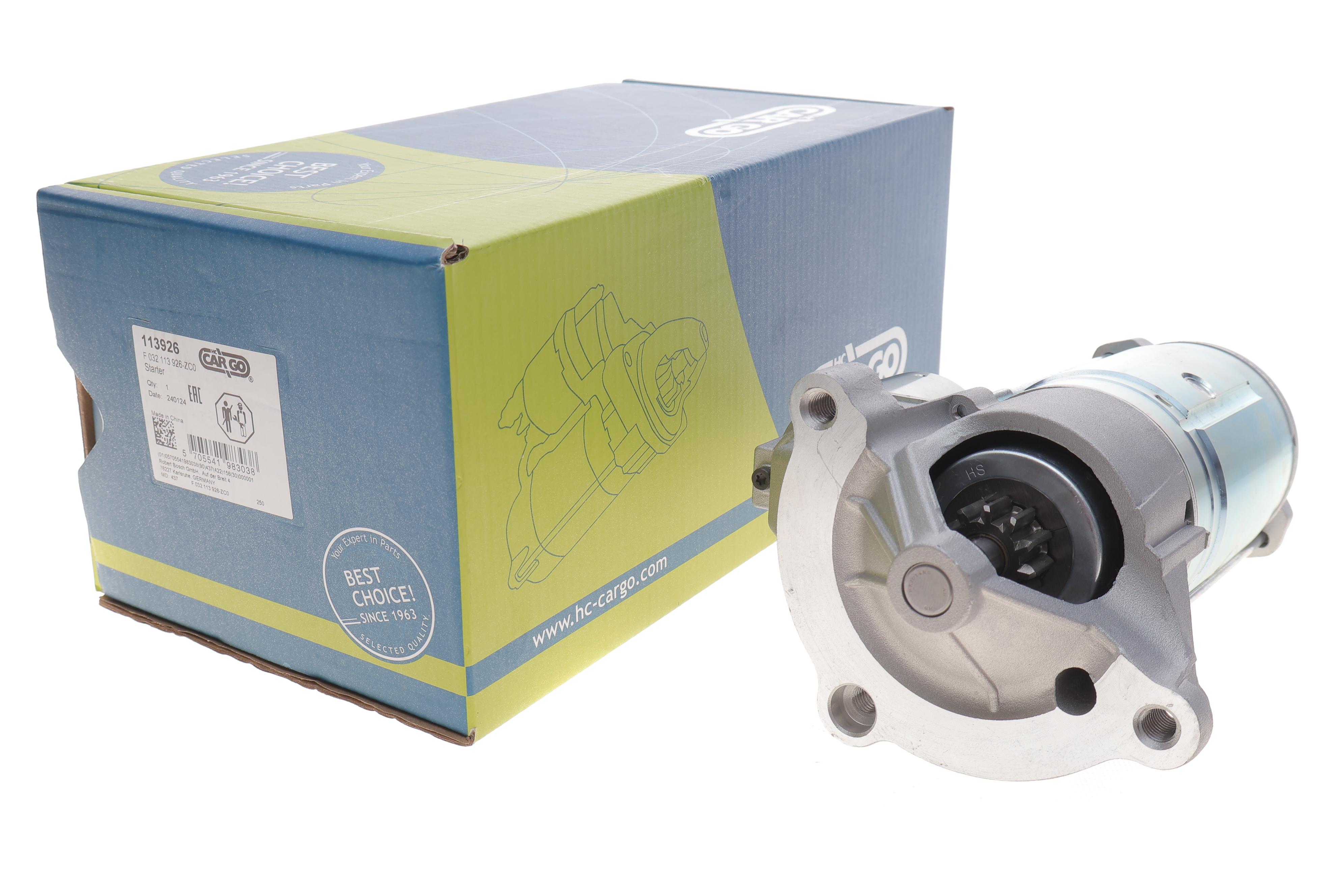 Стартер Citroen C4/C5 1.9-2.2D 98- (12V/1.9kw) (z=11/12) = 113926