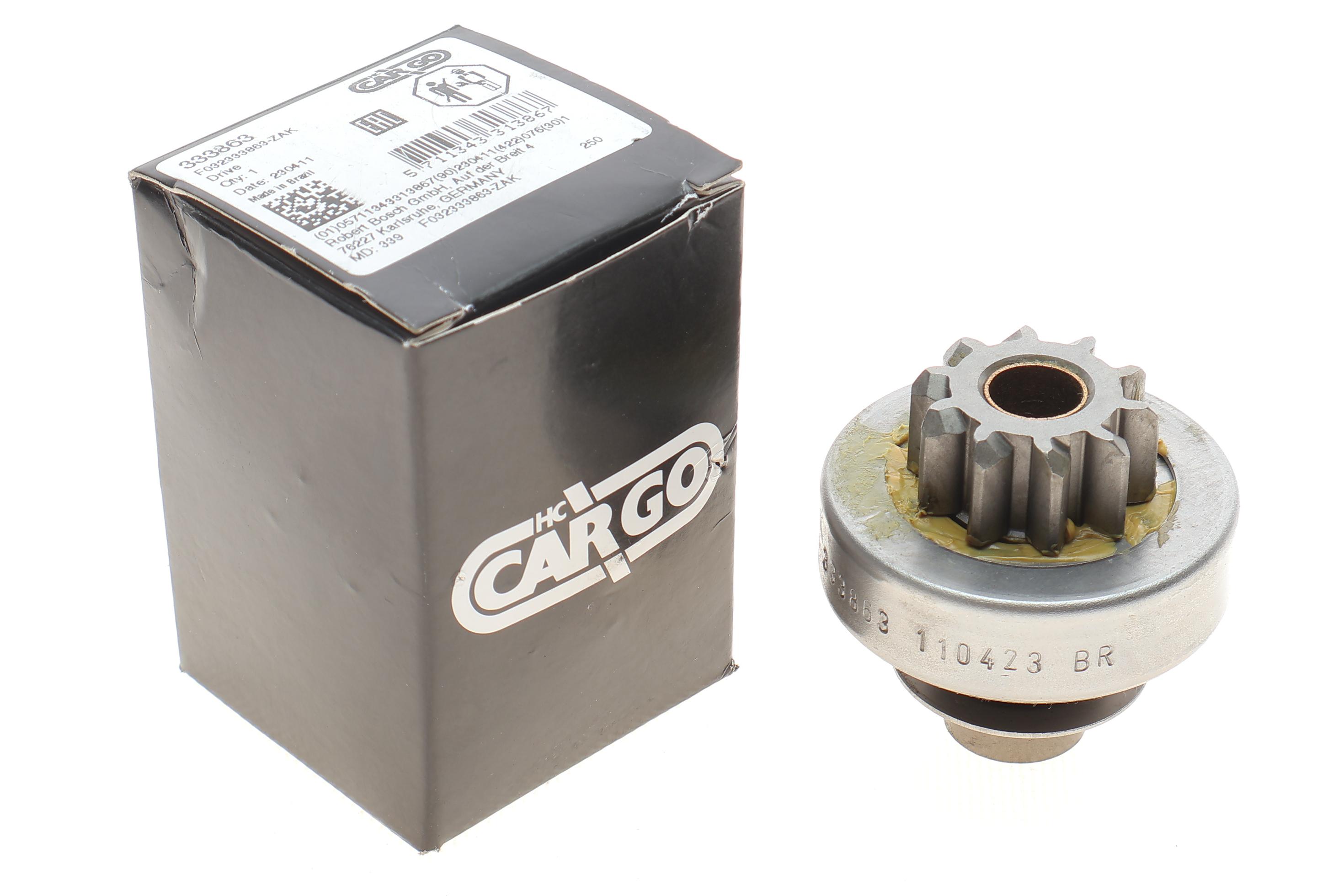 Бендикс стартера Renault Master II/Opel Movano 2.5CDTI/dCi 06- (z=10) = 333863