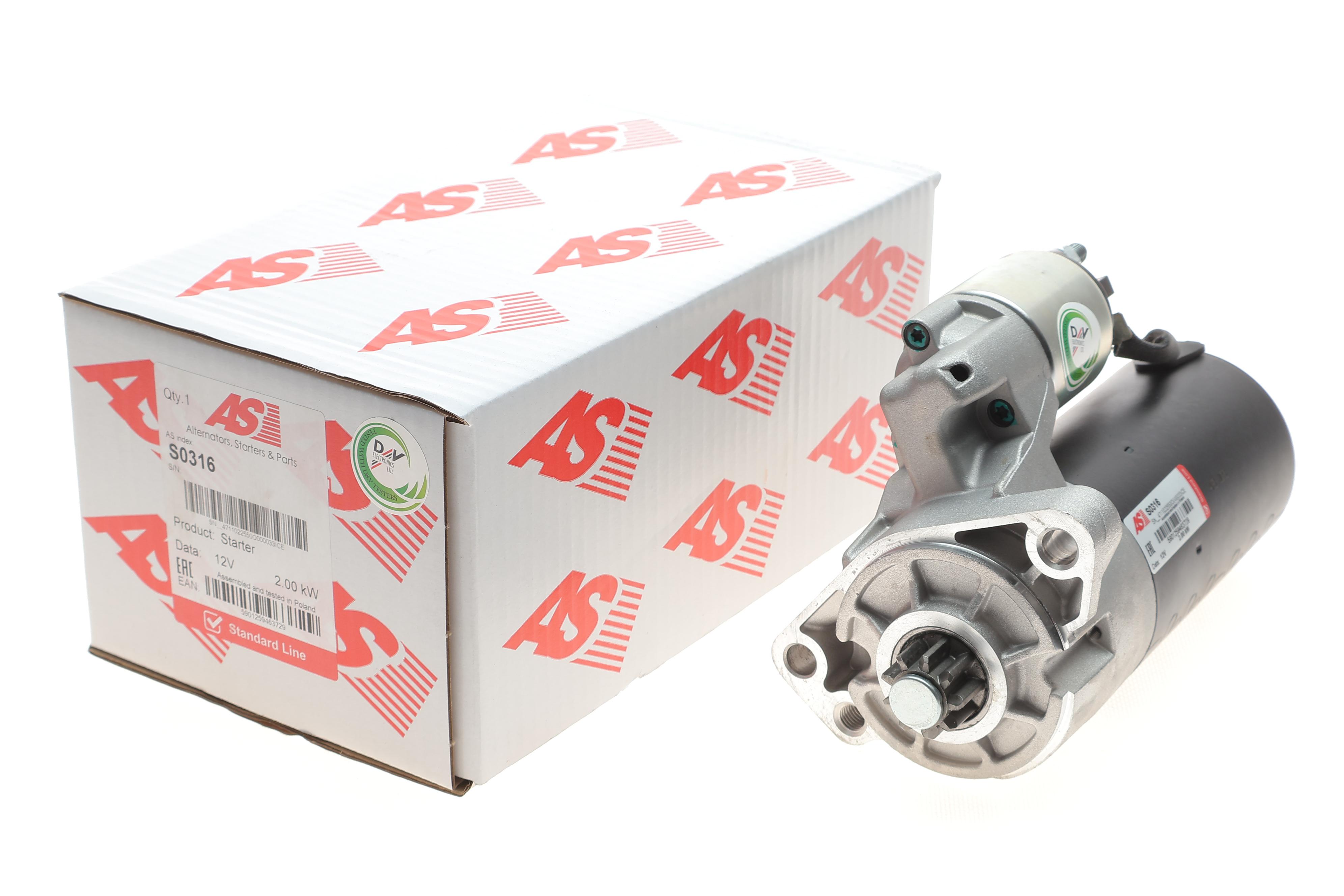 Стартер Audi Q7/VW Touareg 3.0 TDI 04-18 (12V/2kw) (z=9)