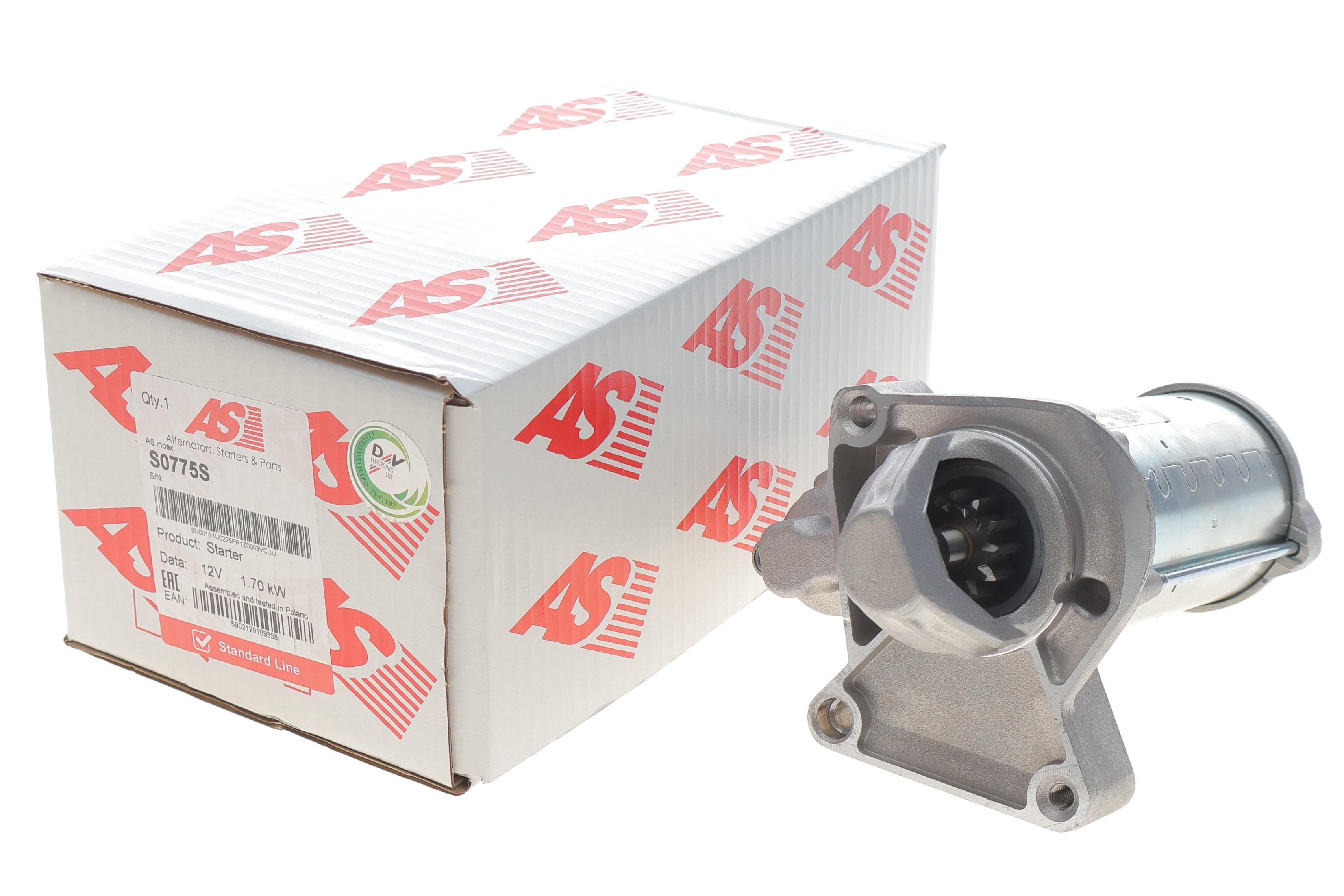 Стартер Peugeot Partner 1.6 BlueHDI 14- (12V/1.7kw) (z=12)