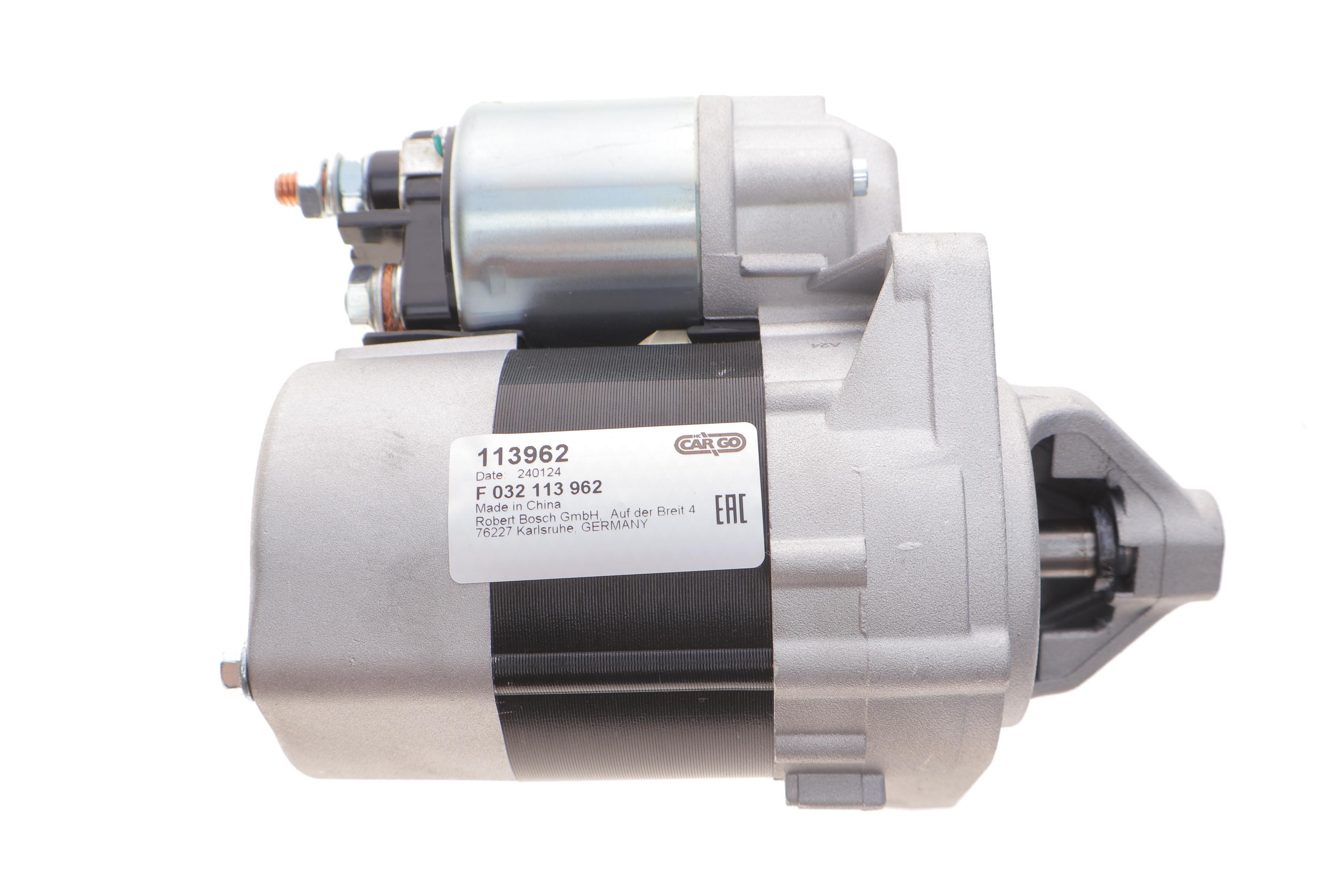 Стартер Fiat Doblo 1.4 10- (12V/0.9kw) (z=8/9/10) = 113962