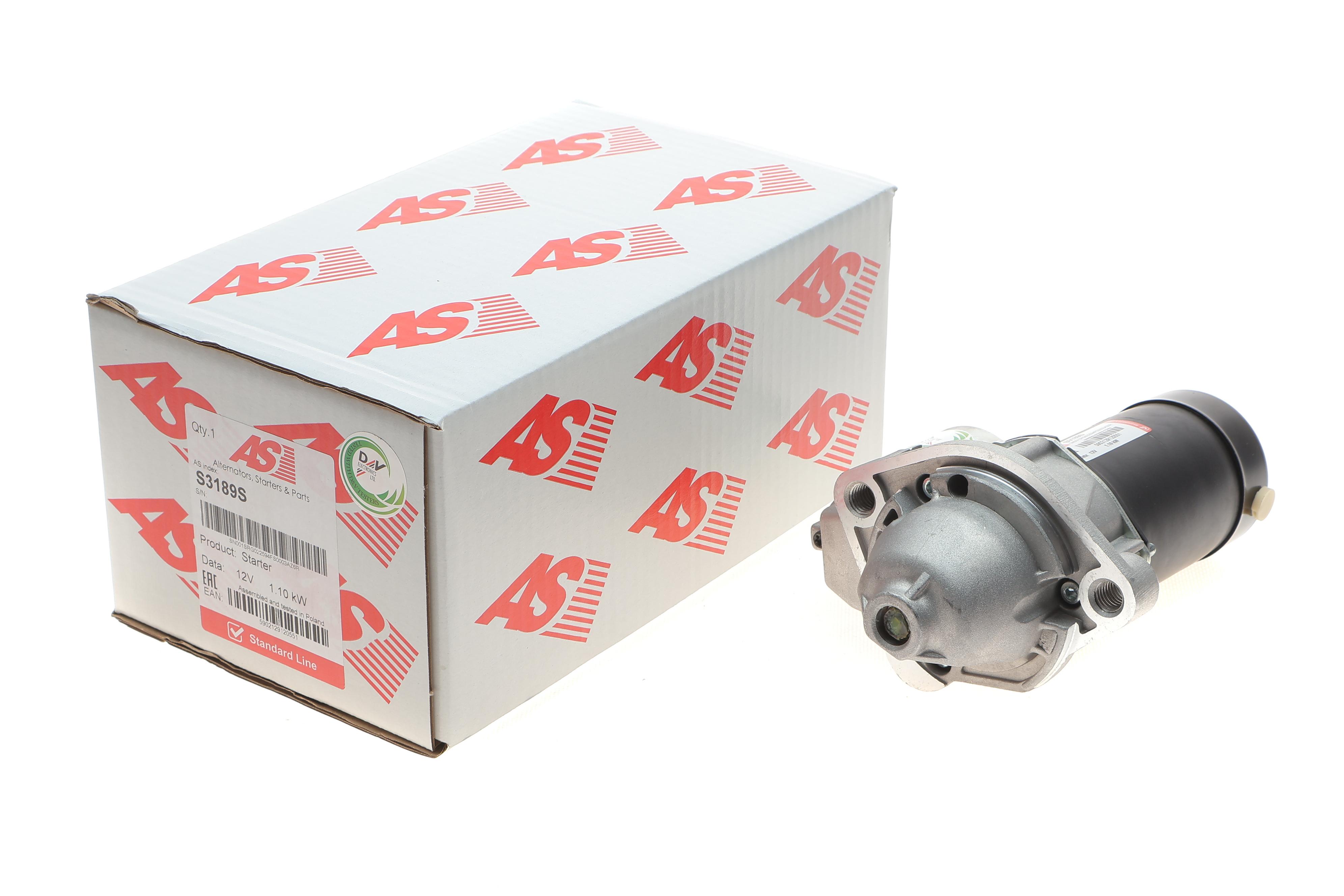 Стартер VW Passat 1.6-2.0 96-05 (12V/1.1 kw) (z=9)